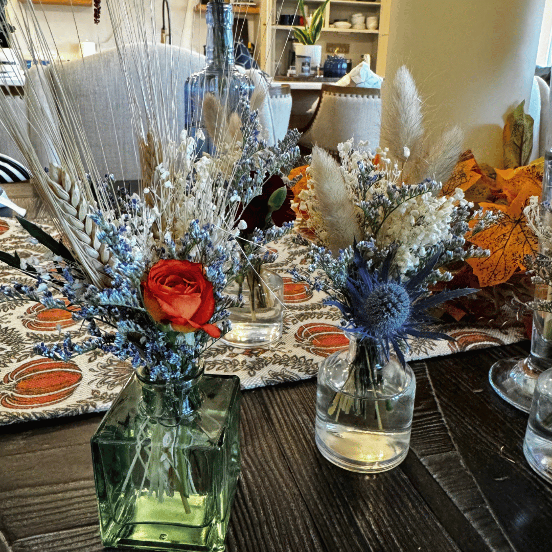 Floral arrangements donated to Petals of Light Oklahoma to be repurposed and gifted to one of many care facilities in the Oklahoma City area.