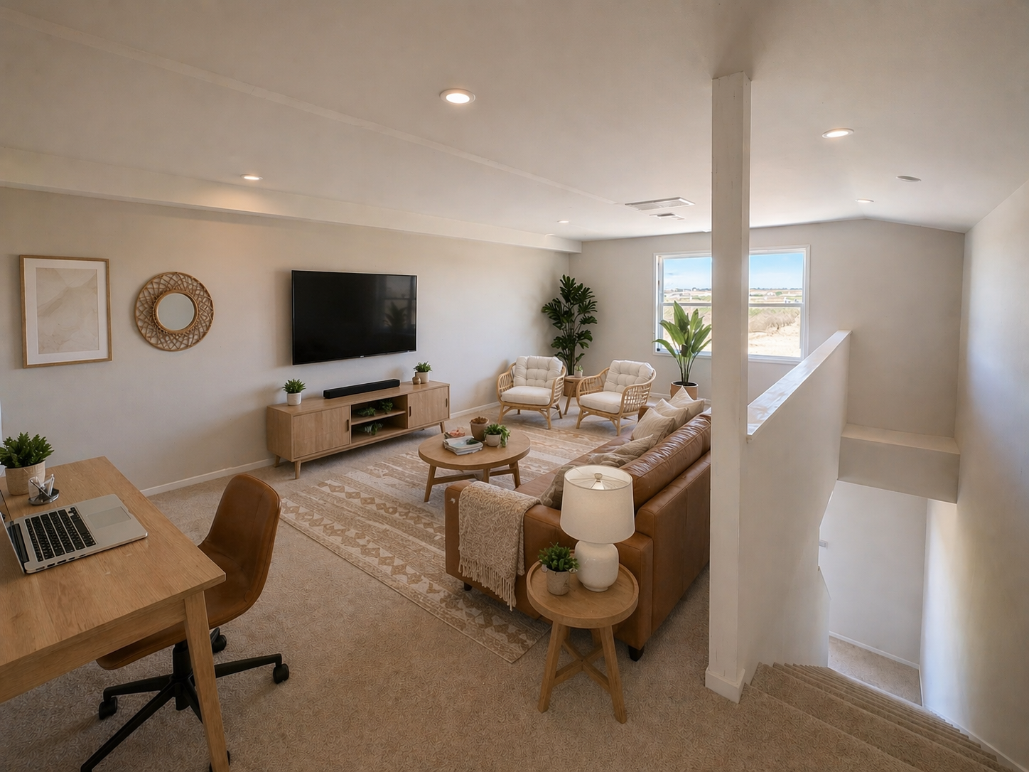 The Mainstay townhome bonus loft space at Prairie Ridge Rochester MN