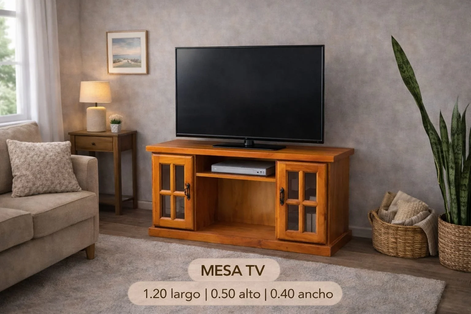 Mesa TV de Madera Elegante