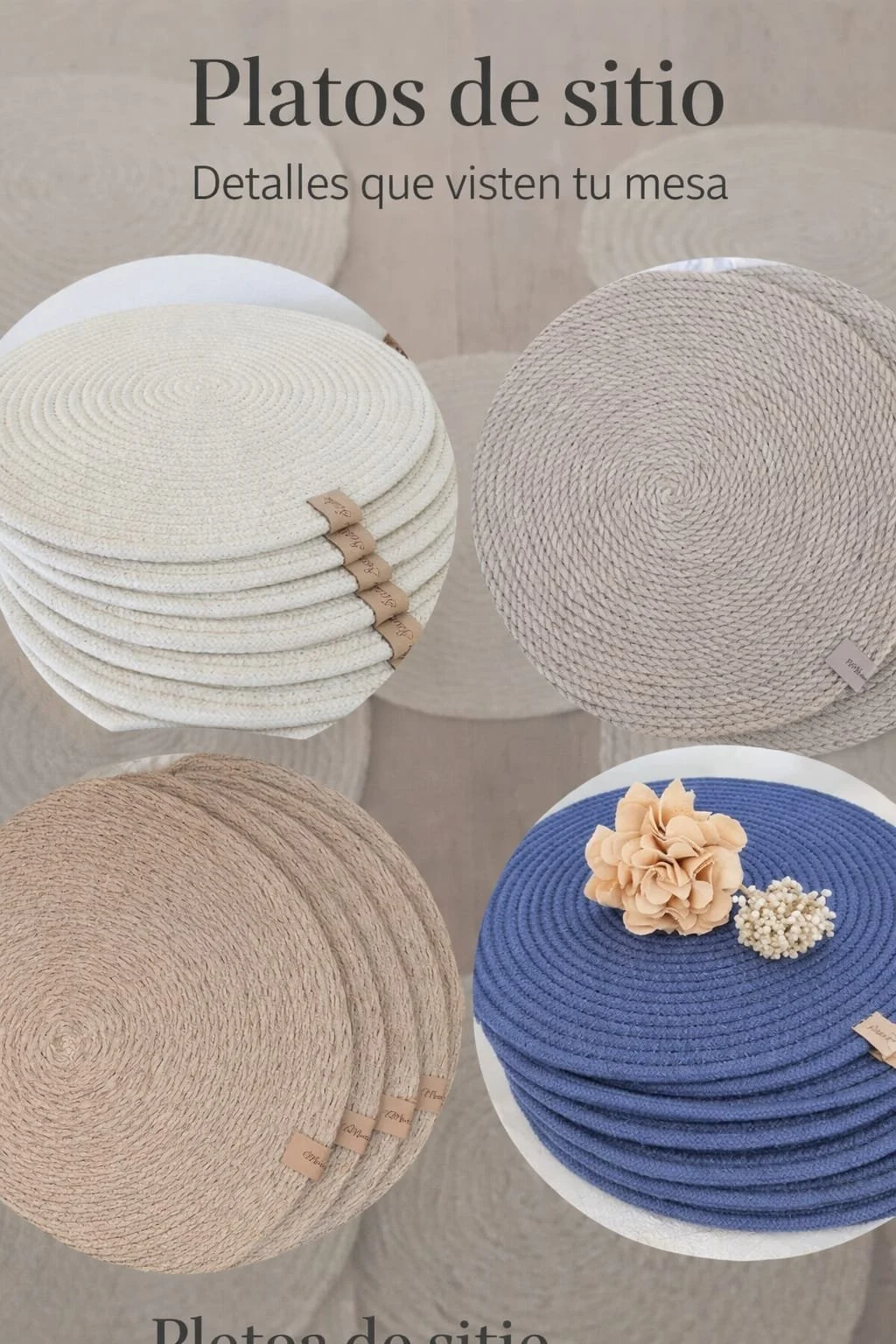 Platos de Sitio Elegantes