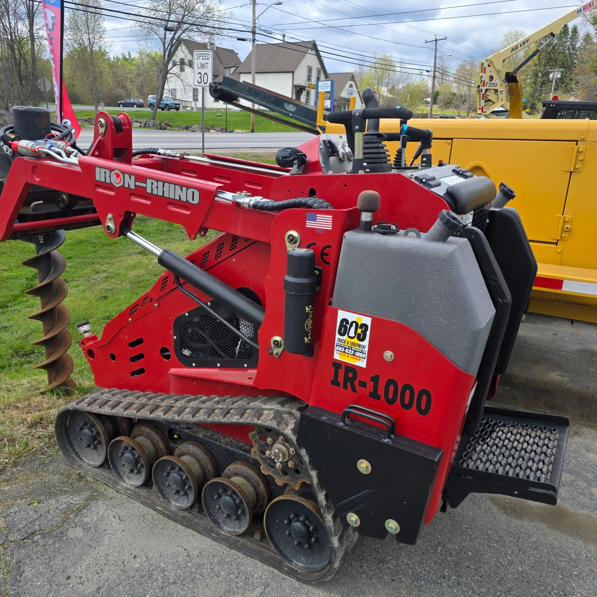 IRON RHINO IR-1000 SKID STEER STUMP GRINDER