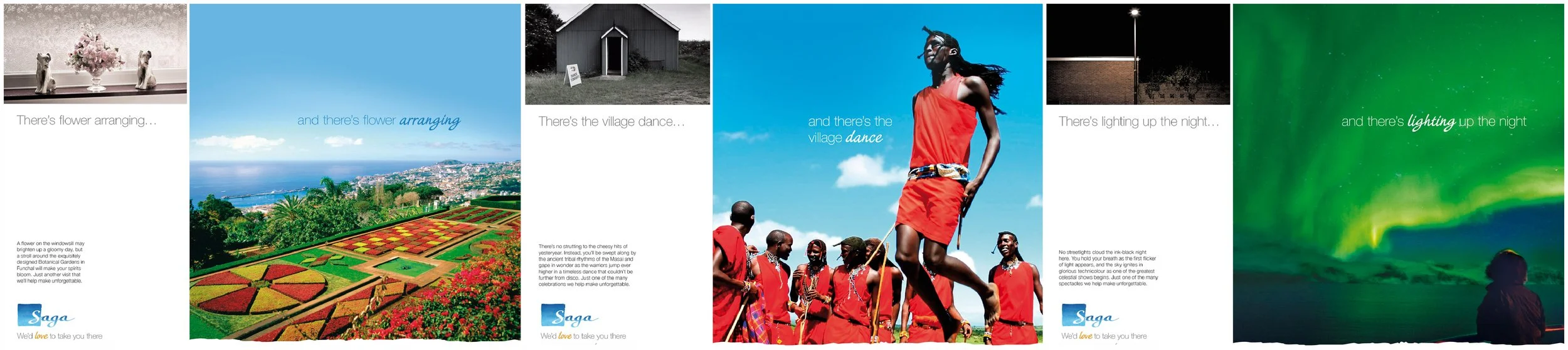 Brand press ads
