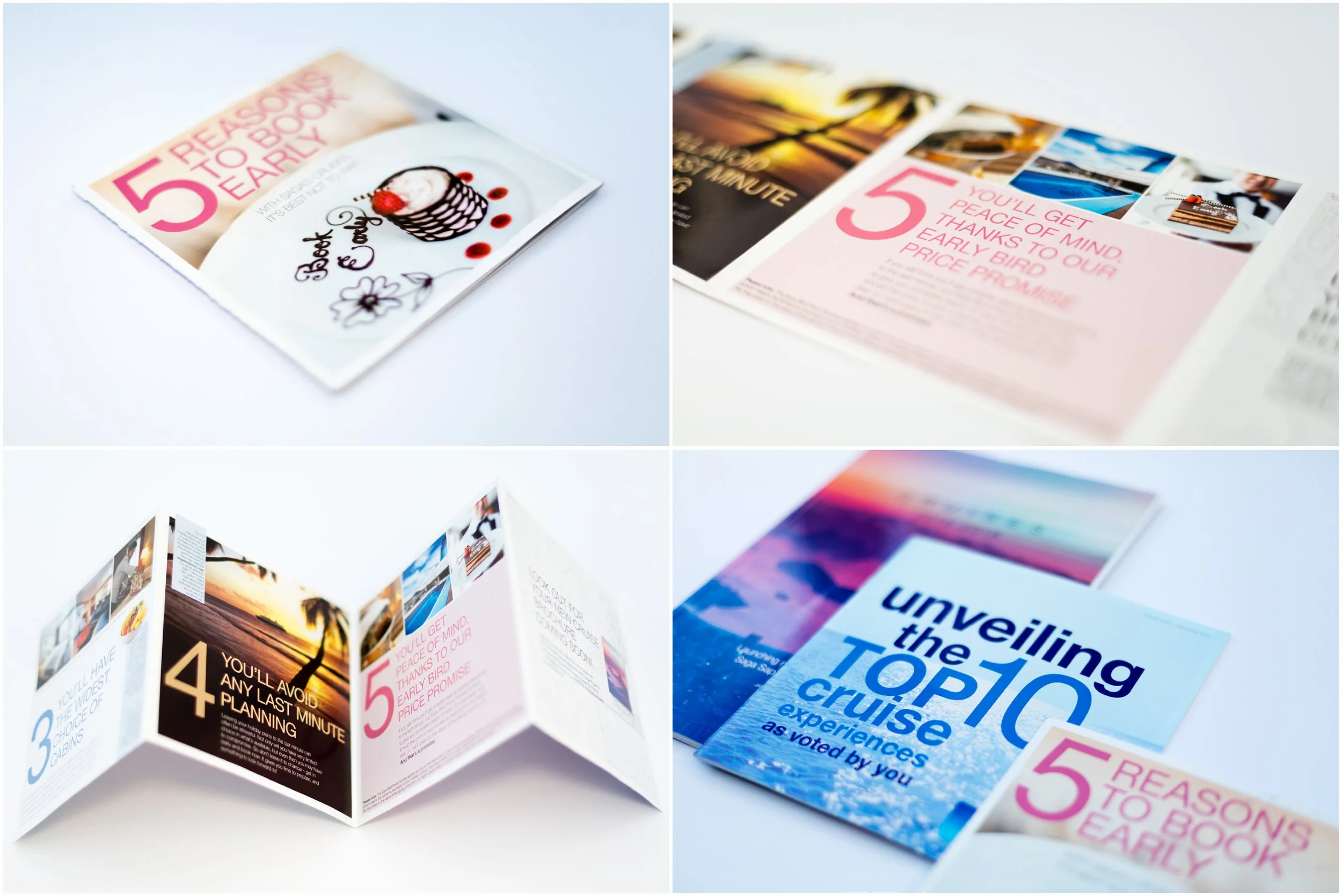 Roll-fold mailers