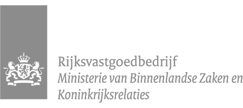 Logo of the Dutch Ministry of the Interior and Kingdom Relations with text in Dutch.