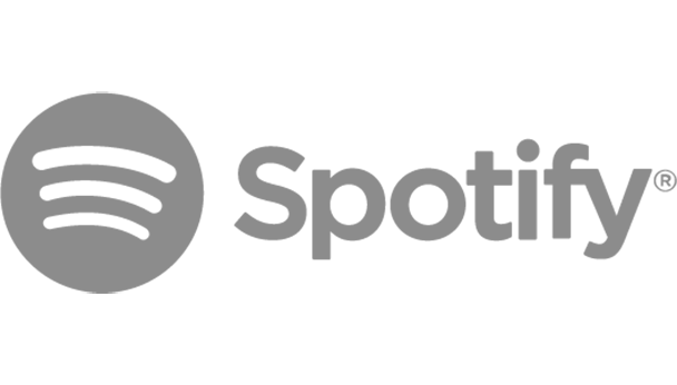Spotify logo with a black background