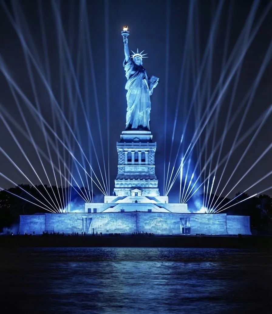 Michael Canitrot Brings His Monumental Vision to the Statue of Liberty With “Liberty Lights”