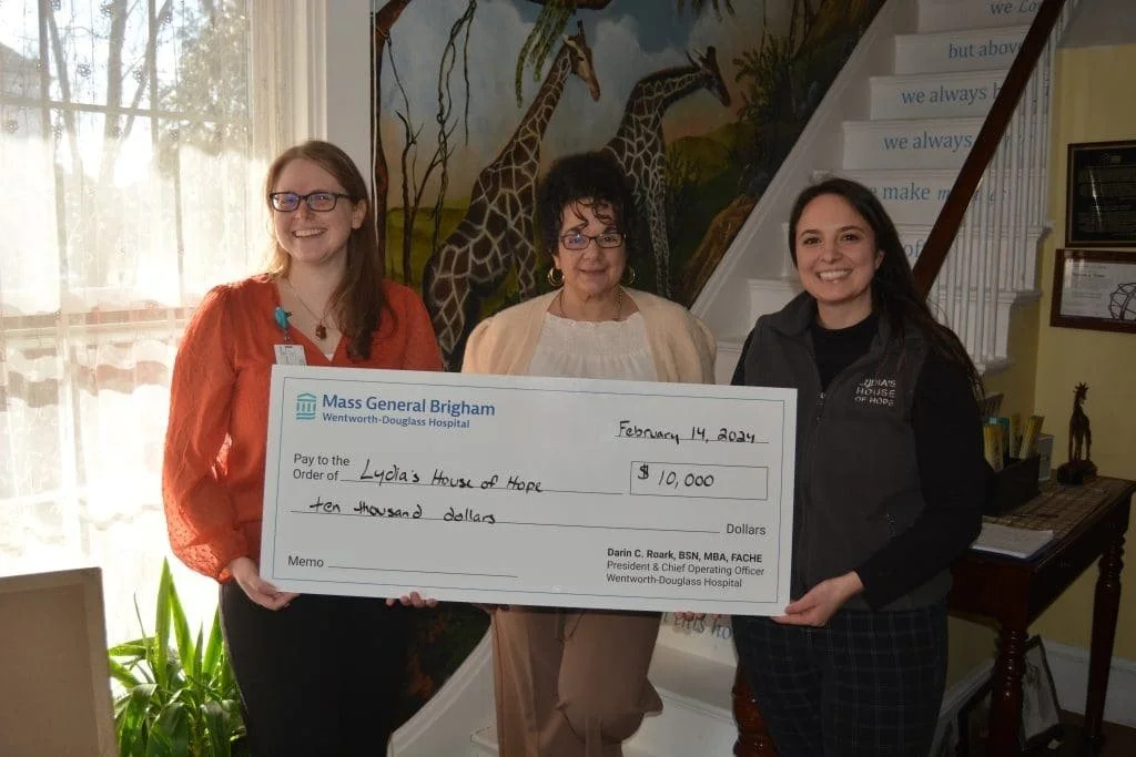 Wentworth Douglass Awards Grant to Lydia's House of Hope