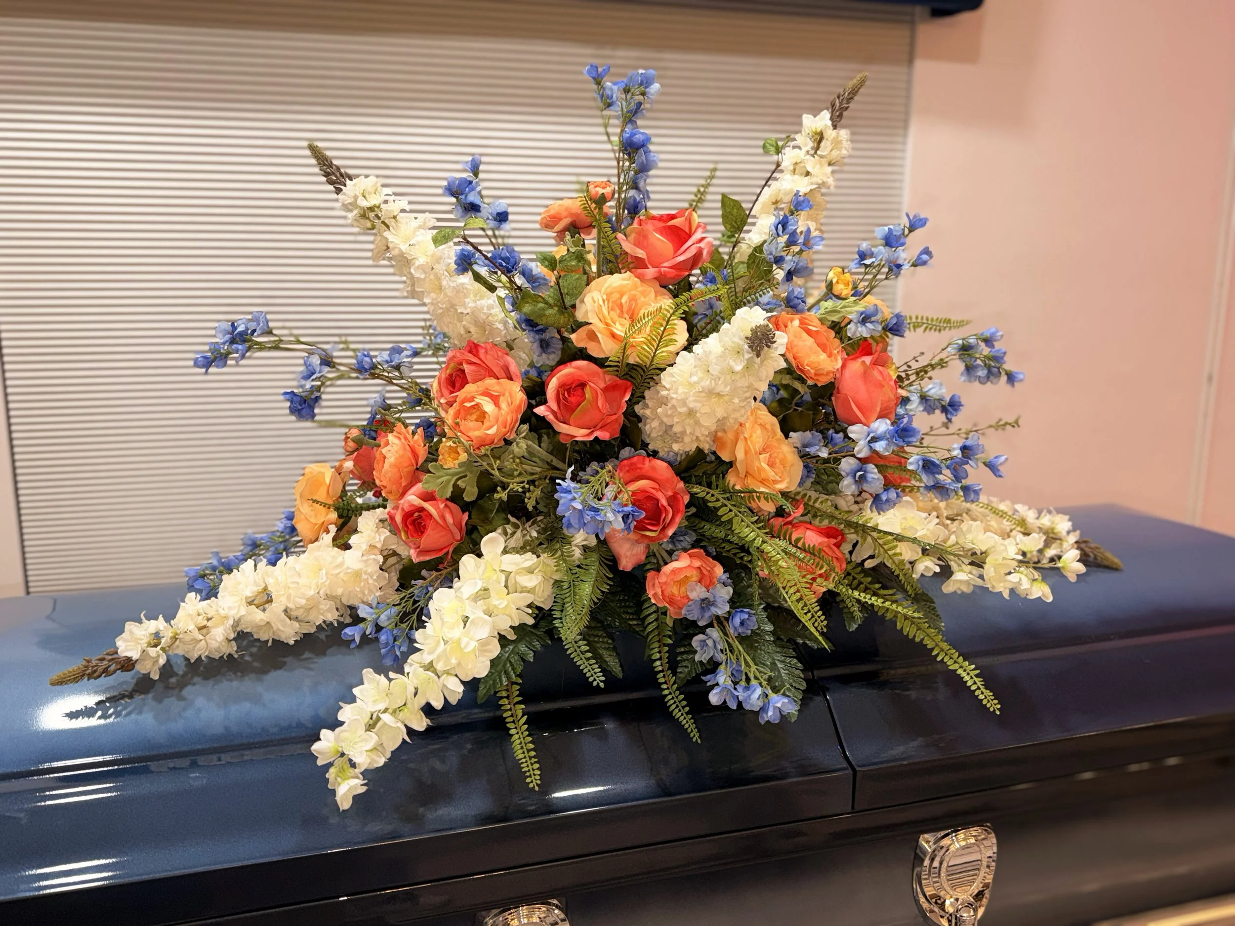 Silk Casket Spray