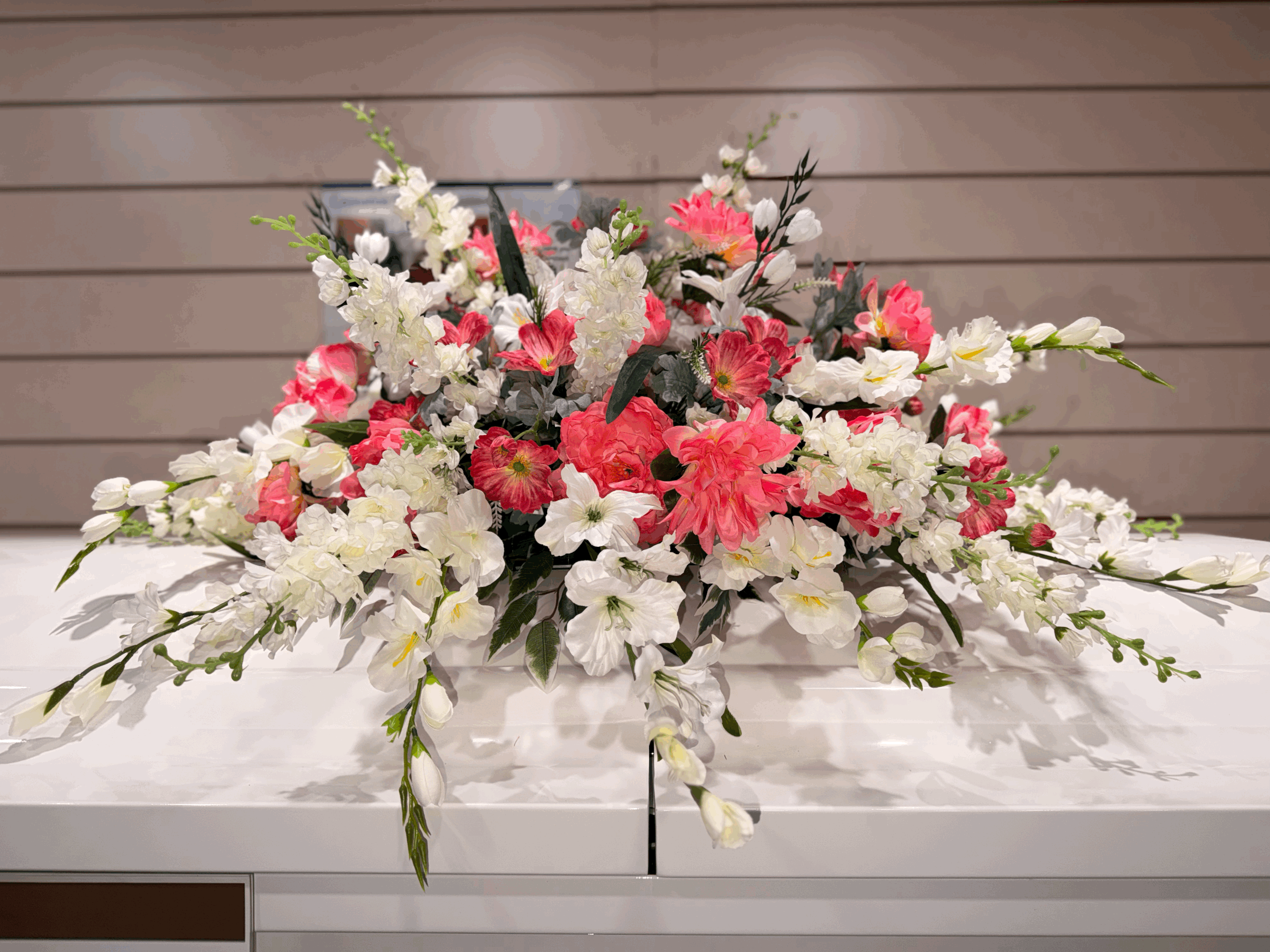 Silk Casket Spray