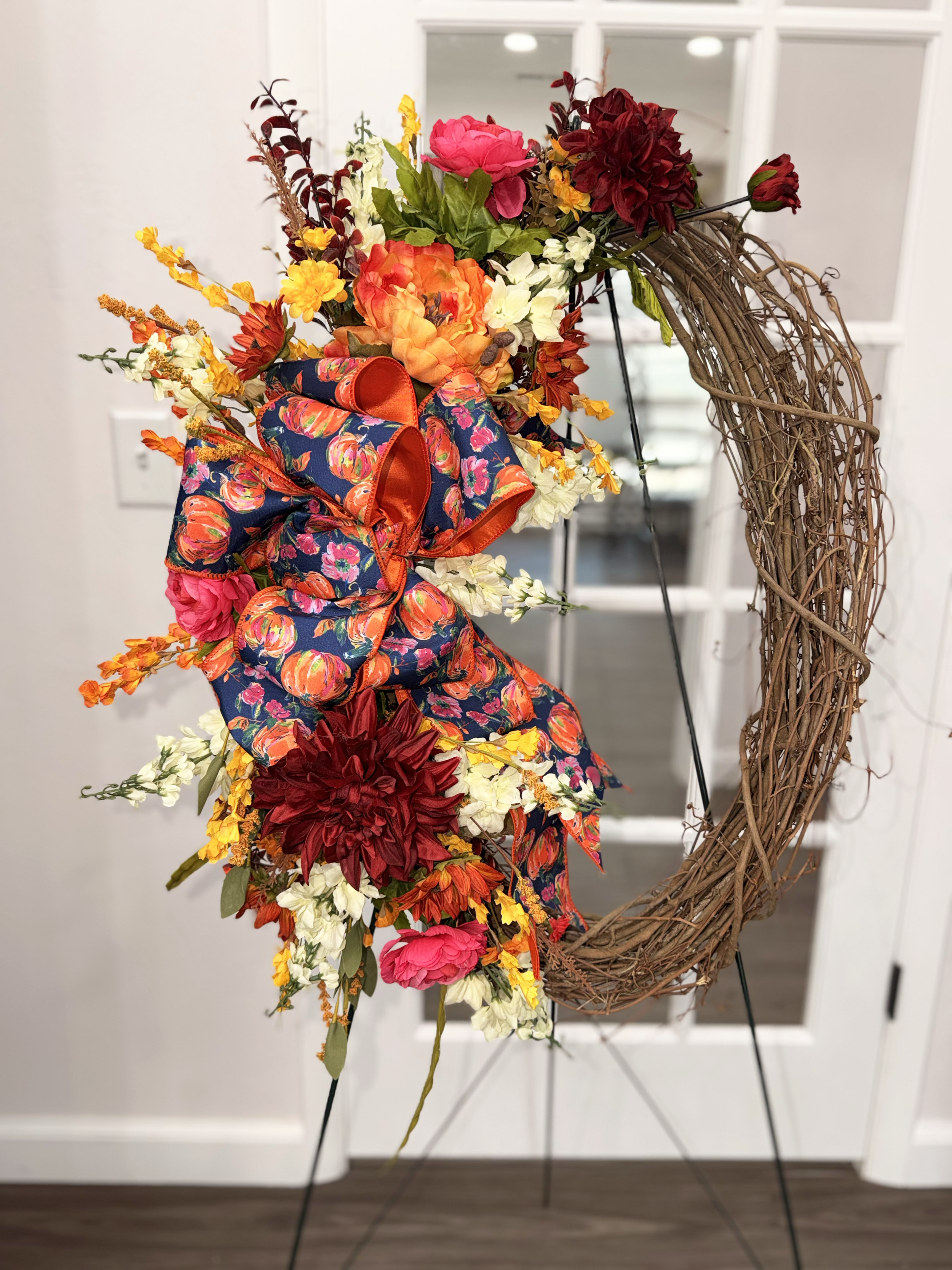 Silk Wreaths, Crosses and Vases