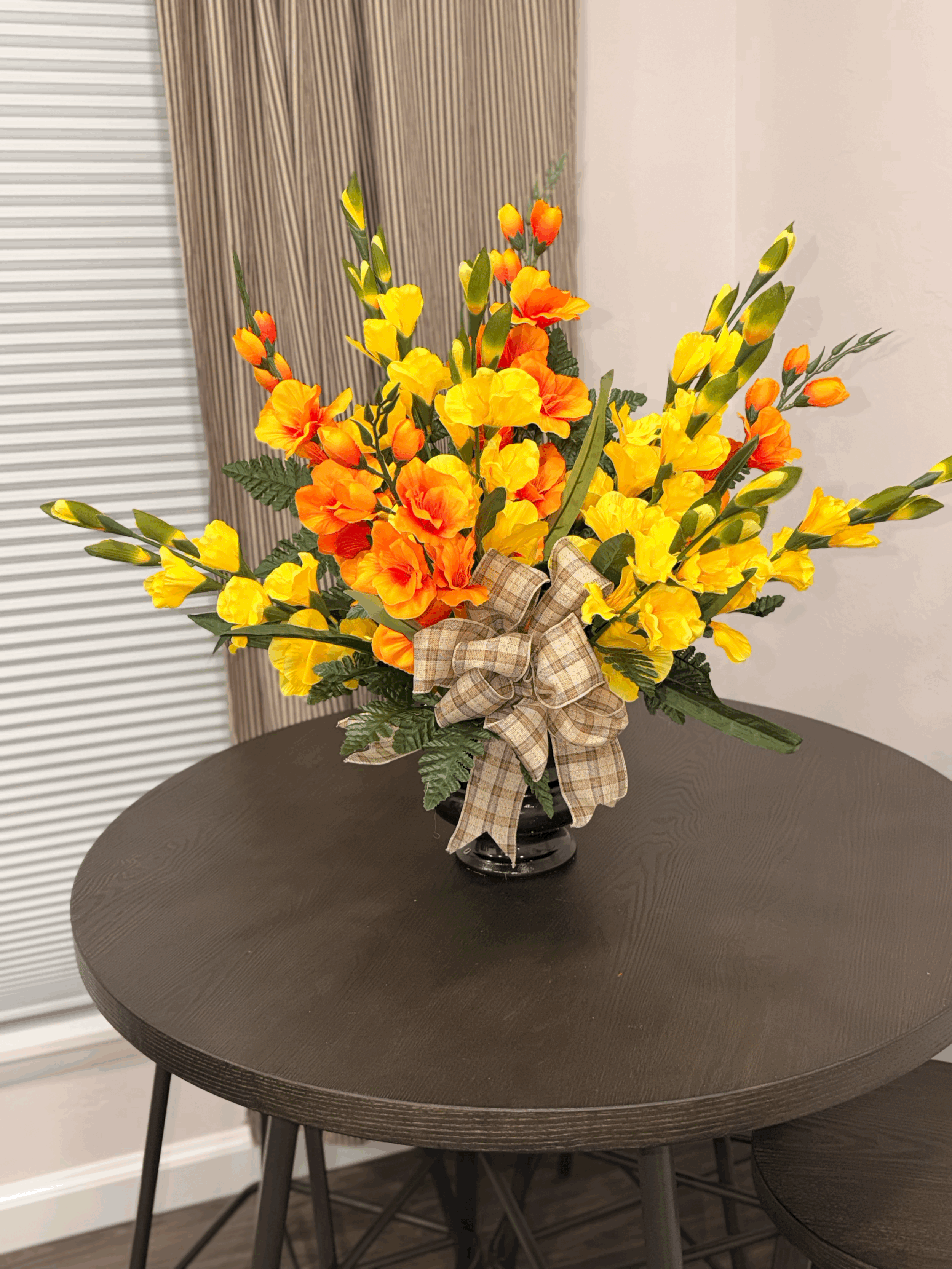 Silk Wreaths, Crosses and Vases