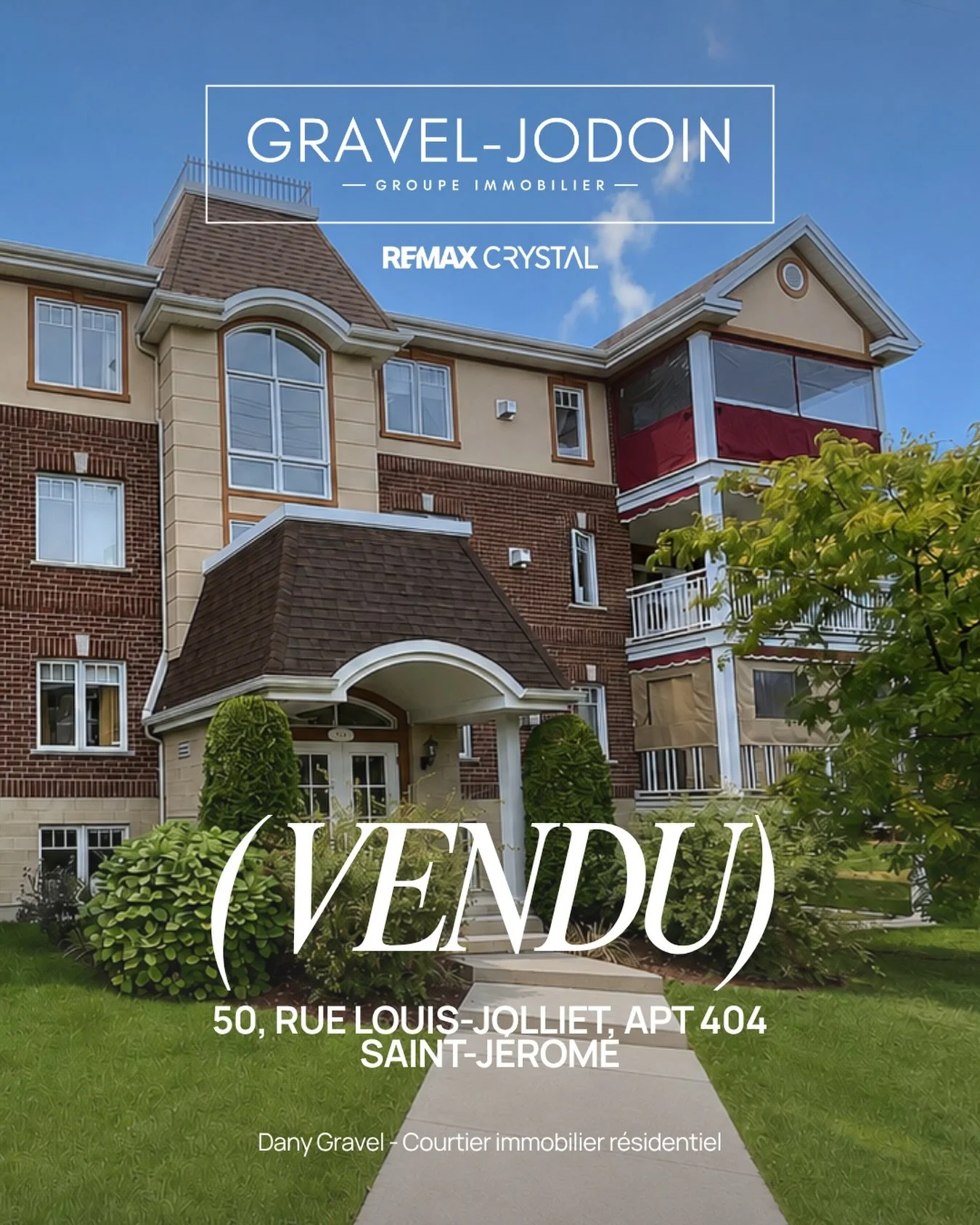 ✨ VENDU | 50, rue Louis-Jolliet, app. 404 🏡

Apr&egrave;s avoir d&rsquo;abord tent&eacute; de vendre par elle-m&ecirc;me avec la fameuse pancarte verte, ma cliente a finalement choisi de me faire confiance pour l&rsquo;accompagner dans la vente de s