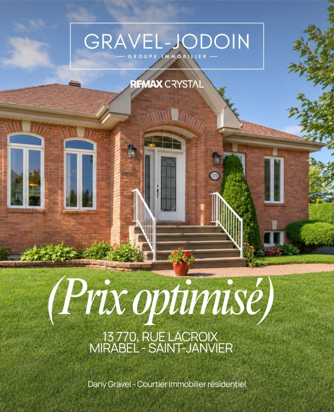 🏡 OPTIMISATION DE PRIX | UNE OCCASION &Agrave; SAISIR ! 🔑

📍 13770, rue Lacroix, Mirabel (Saint-Janvier)

Vous cherchez une propri&eacute;t&eacute; bien entretenue, dans un secteur recherch&eacute; et &agrave; proximit&eacute; de tous les services