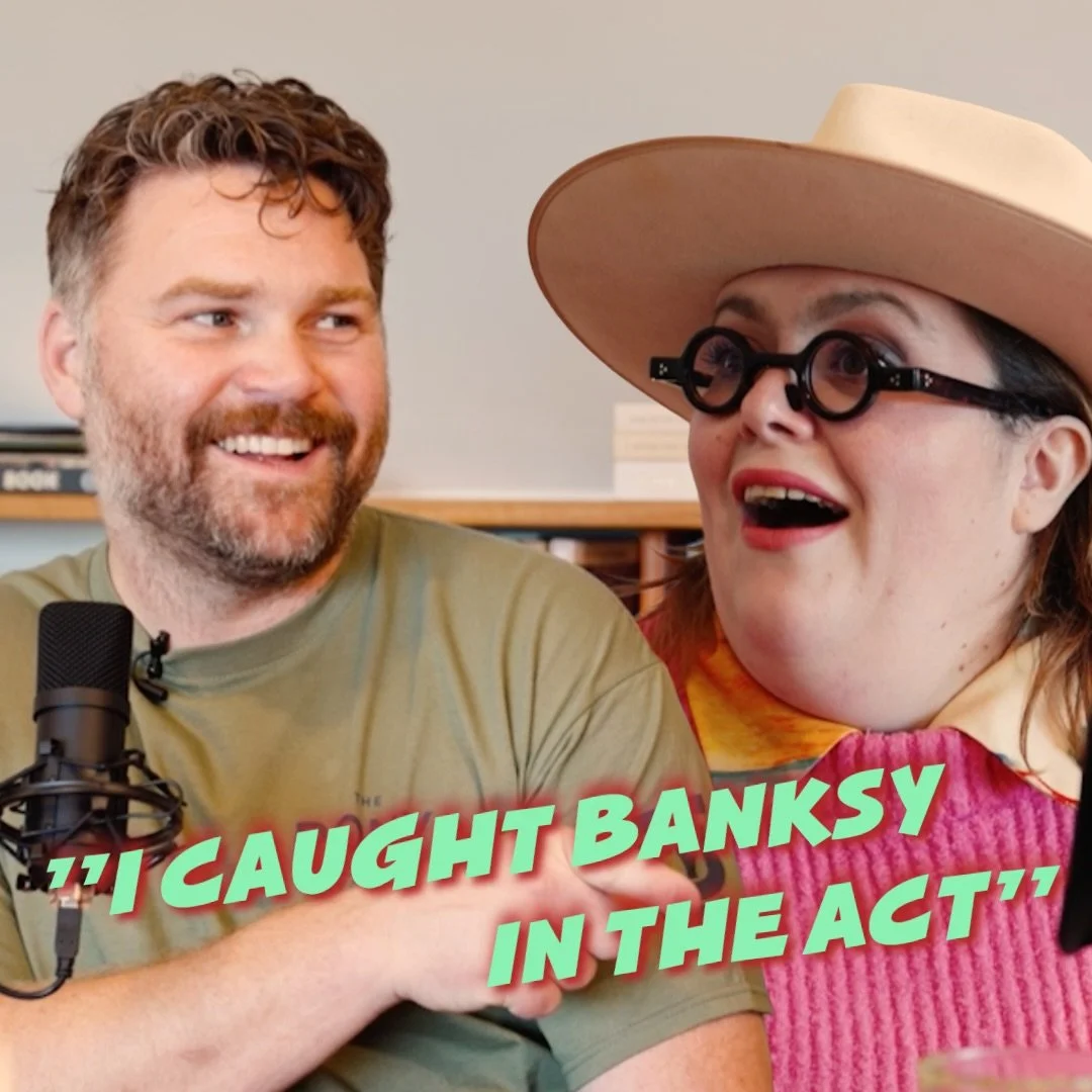 Episode two. No context. 🌍
Jayde&rsquo;s Brush with Banksy

📺 Watch full episodes on YouTube&nbsp;
🎧 Spotify, Apple Podcasts, Amazon Music, Pocket Casts and Overcast
&nbsp;📩 hello@centreoftheuniversepod.com