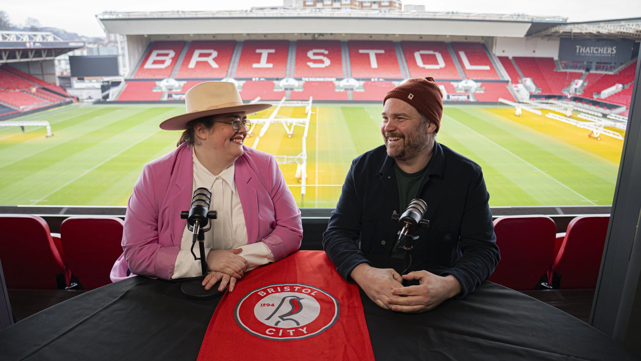 Jayde Adams and Josh Eggleton, hosts of Centre of the Universe podcast