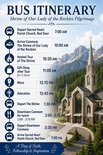 Pilgrimage to the Shrine of Our Lady of the Rockies, Canmore