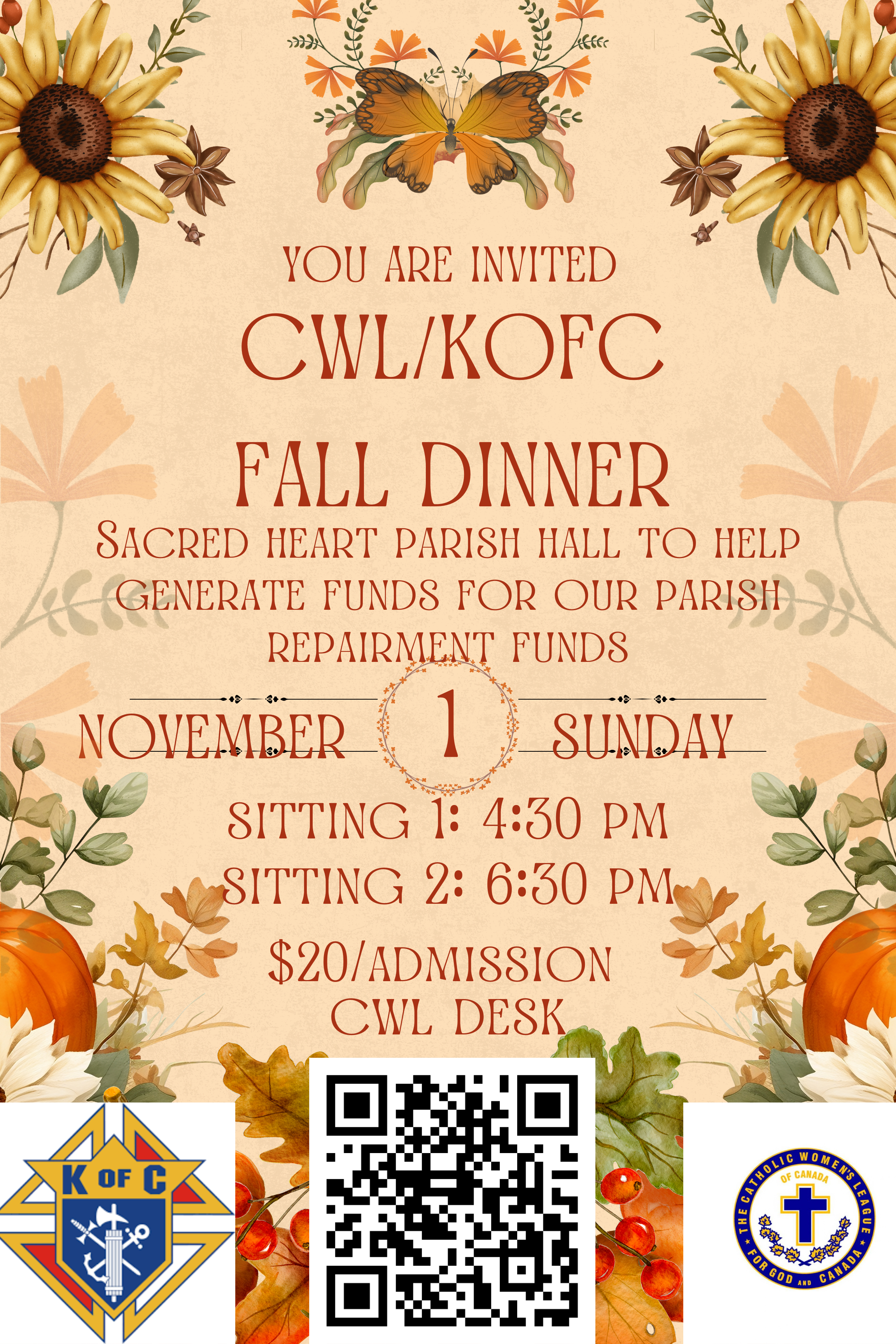 CWL/KOFC Fall Dinner