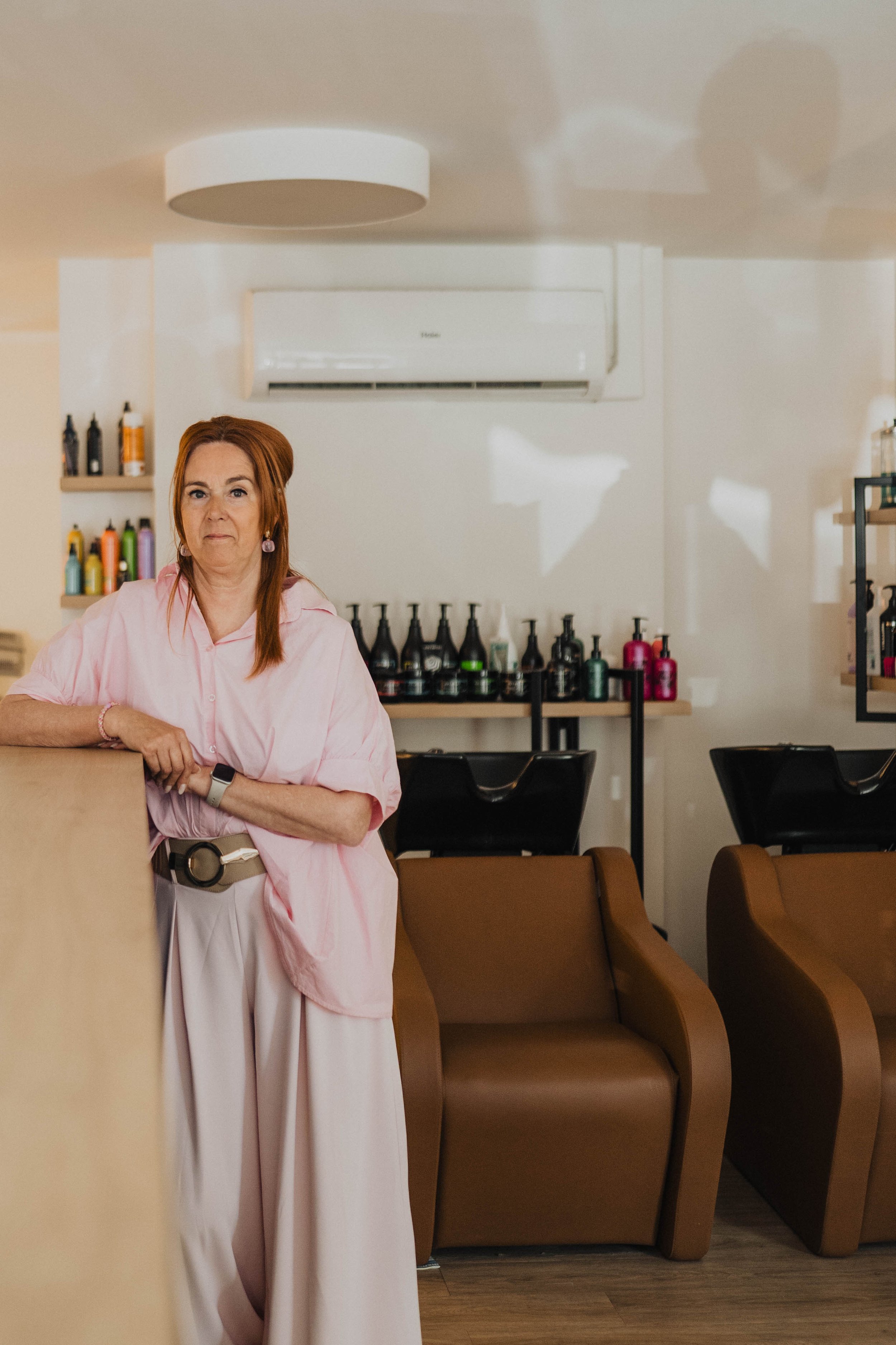 Ingang van kapsalon La Difference