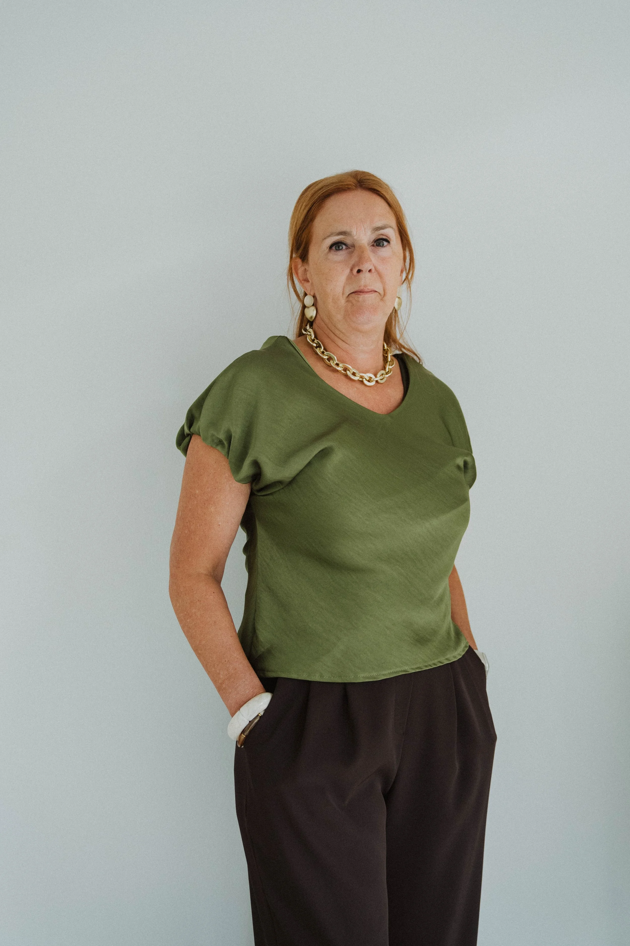 Just Woman - Debora TU - Bloesje - Groen