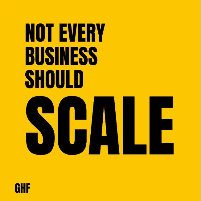 Growth is often presented as the goal. And sometimes it is. But some of the strongest businesses I&rsquo;ve seen are not necessarily the biggest.

They are:
Clearer
Calmer
More intentional
More sustainable

The goal is not always bigger. Sometimes th