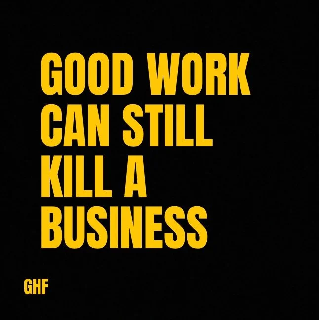 The work can be brilliant. The ideas can be strong. The team can care deeply.

And the business can still be quietly under pressure.

Usually this is not a creativity problem. Often it&rsquo;s a systems problem.

And healthier systems can create more