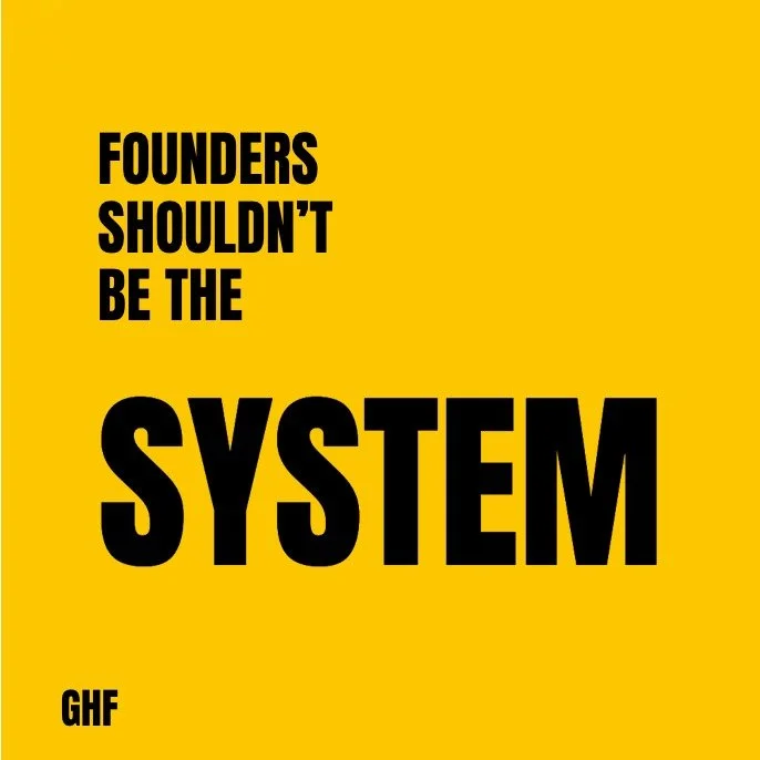 Founders often end up carrying far more than people realise.

Relationships.
Delivery context.
Commercial pressure.
Decision-making.
Emotional temperature.

The healthier businesses I&rsquo;ve seen usually create stronger systems around founders.

Mo