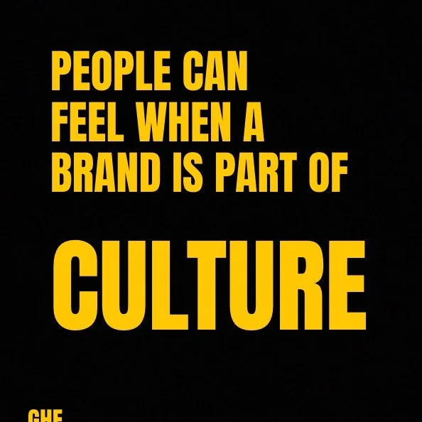 People are incredibly perceptive. They can tell when a brand has shown up because there's a campaign to deliver.

And they can tell when a brand has been there all along. The difference isn't always the size of the investment or the scale of the acti
