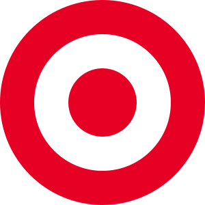 Target logo with a red circle and a smaller white circle inside.