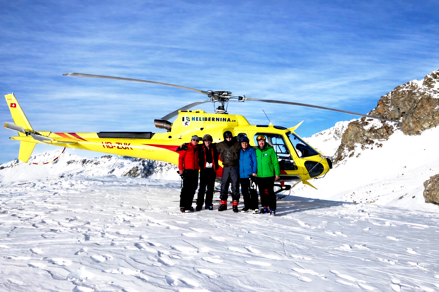 Private alpine experience in St. Moritz featuring helicopter access, skiing, and bespoke adventures in the Engadin.