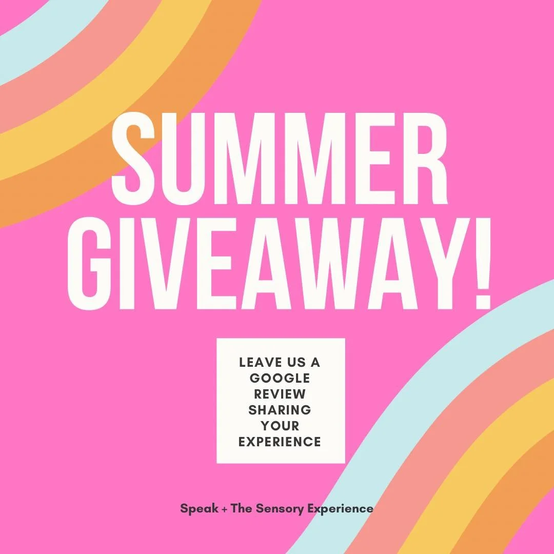 ☀️ GIVEAWAY TIME ☀️

School&rsquo;s out, summer is here, and we wanted to do something FUN for our amazing families!

Current + past client families who leave us a Google review sharing their experience with our team will be entered to win our Summer