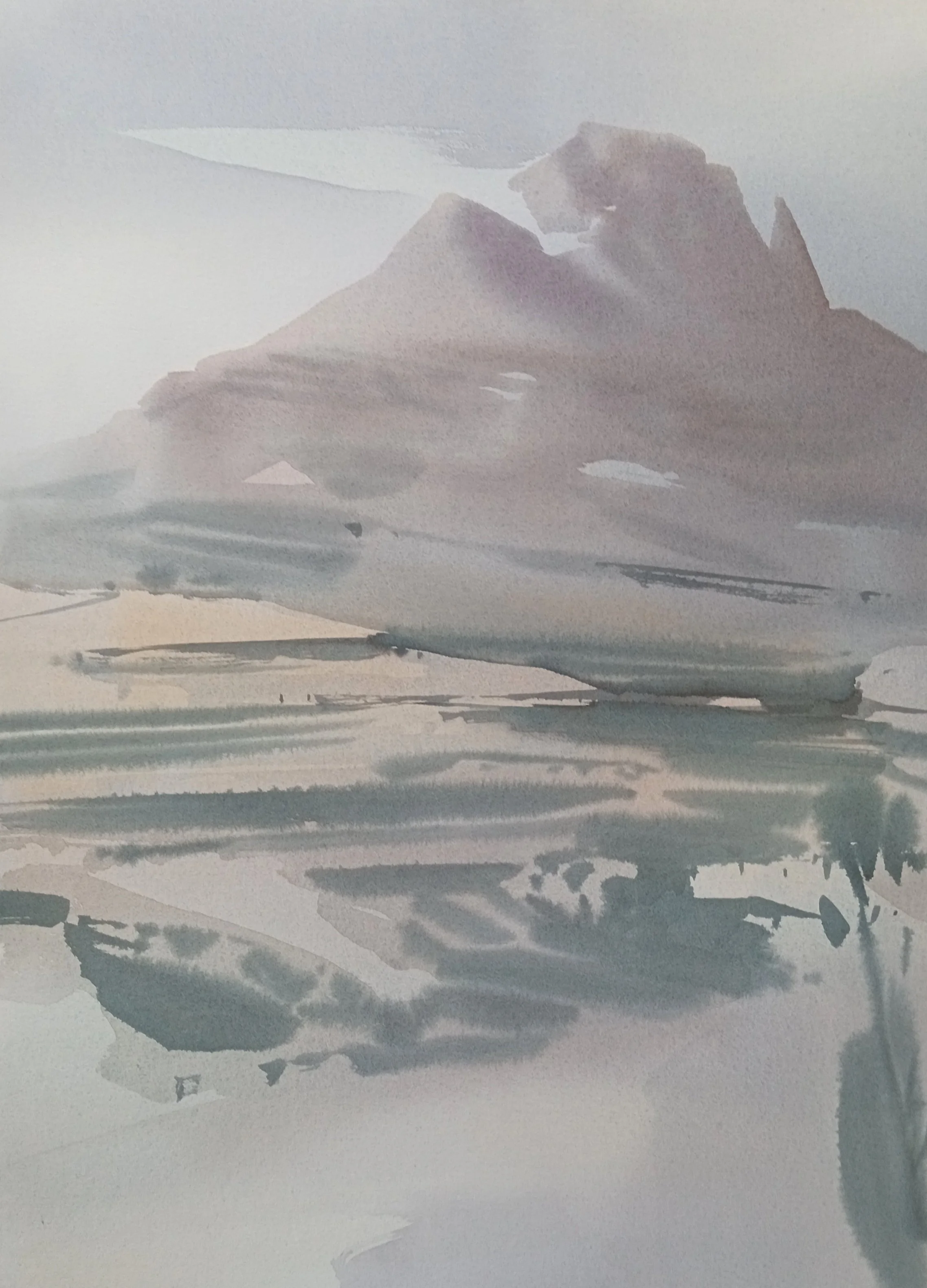 "Komi ' Watercolor on 600 gsm hot-pressed paper
56 × 76.5 cm 2010