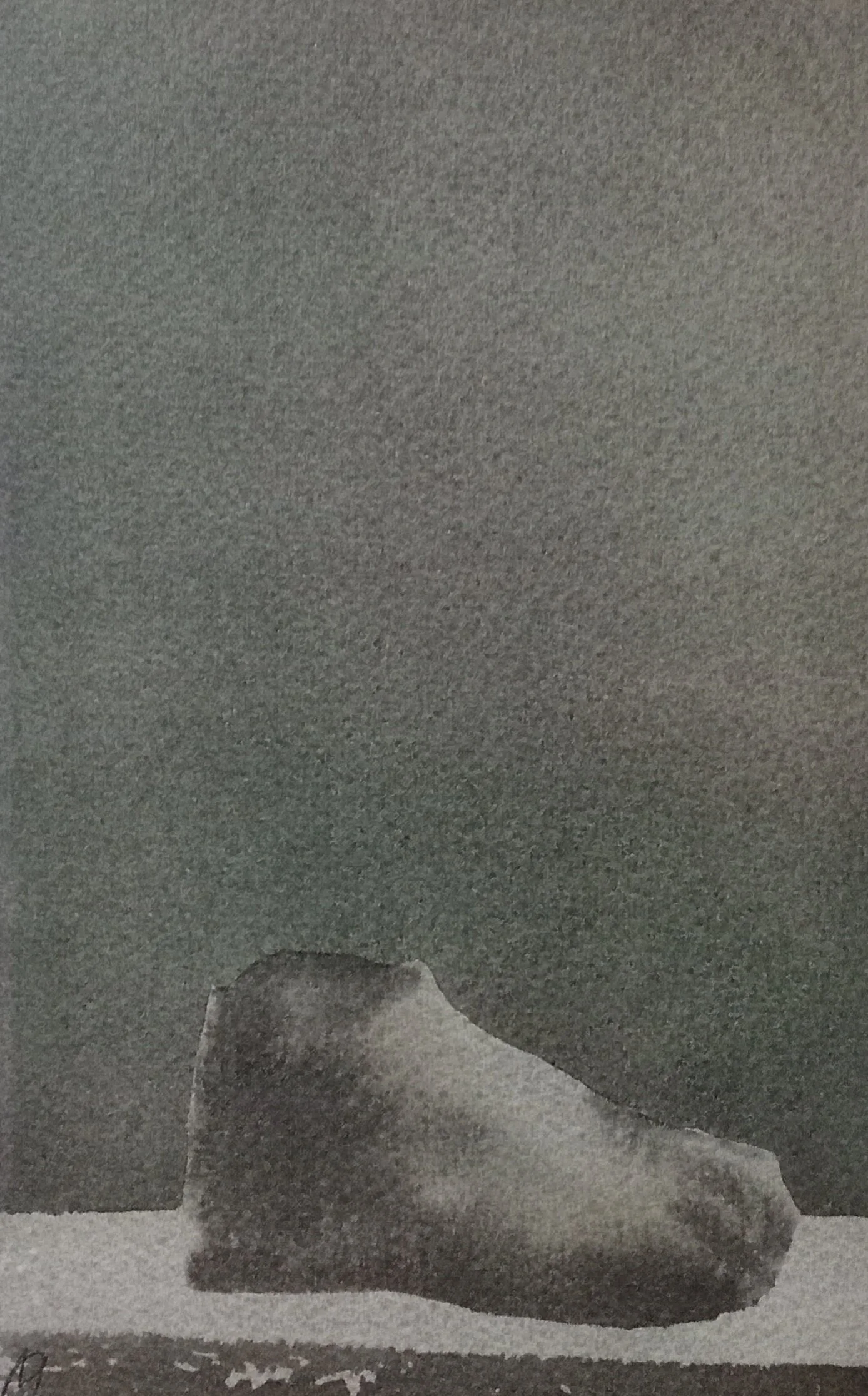 "Frammenti: il piedino Romano"
Watercolour on 300 gsm, 100% cotton Fabriano paper
13 × 22 cm
1997