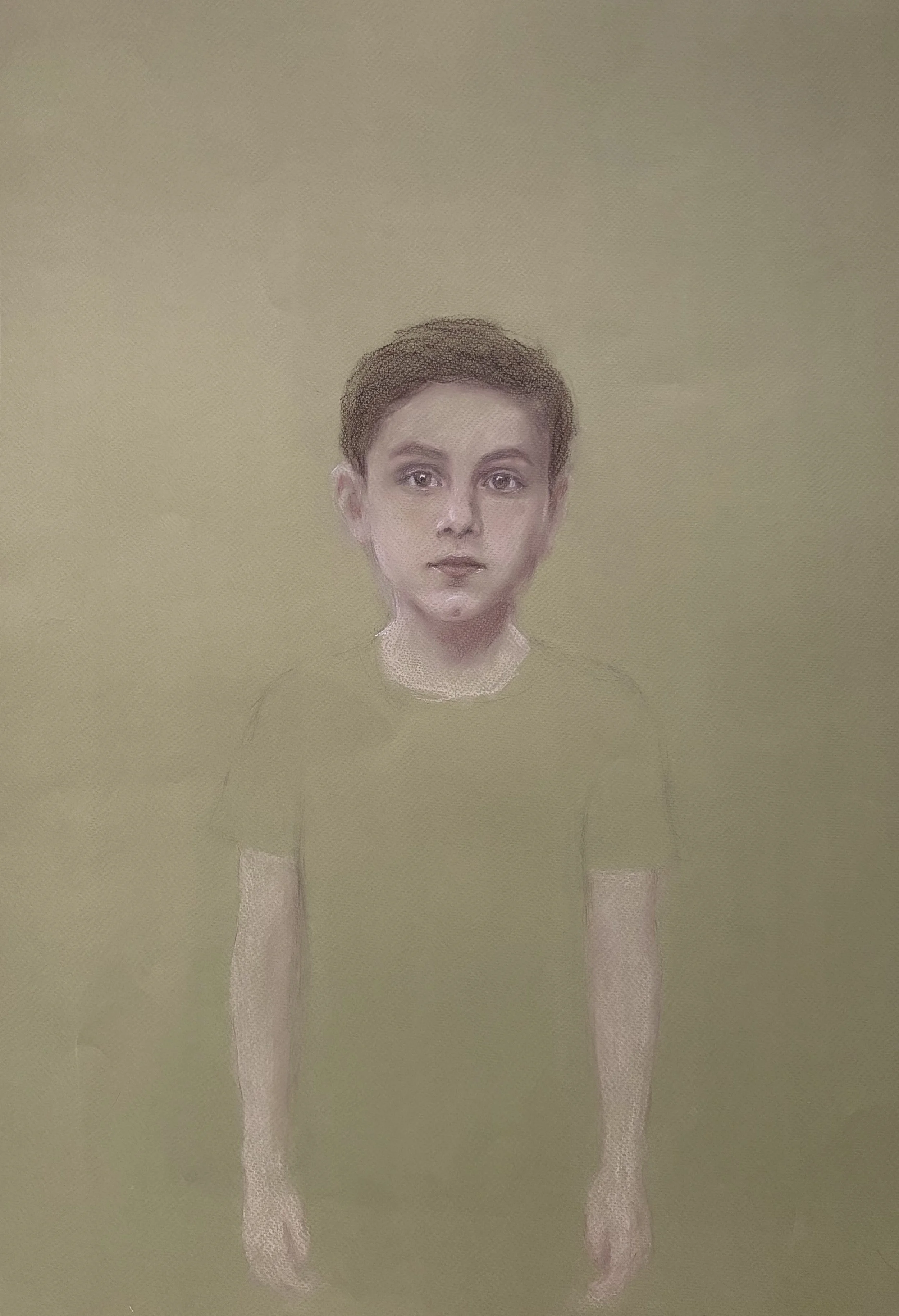 Still Growing (2025)
Pastel on paper
25 1⁄2”x19 1⁄2”