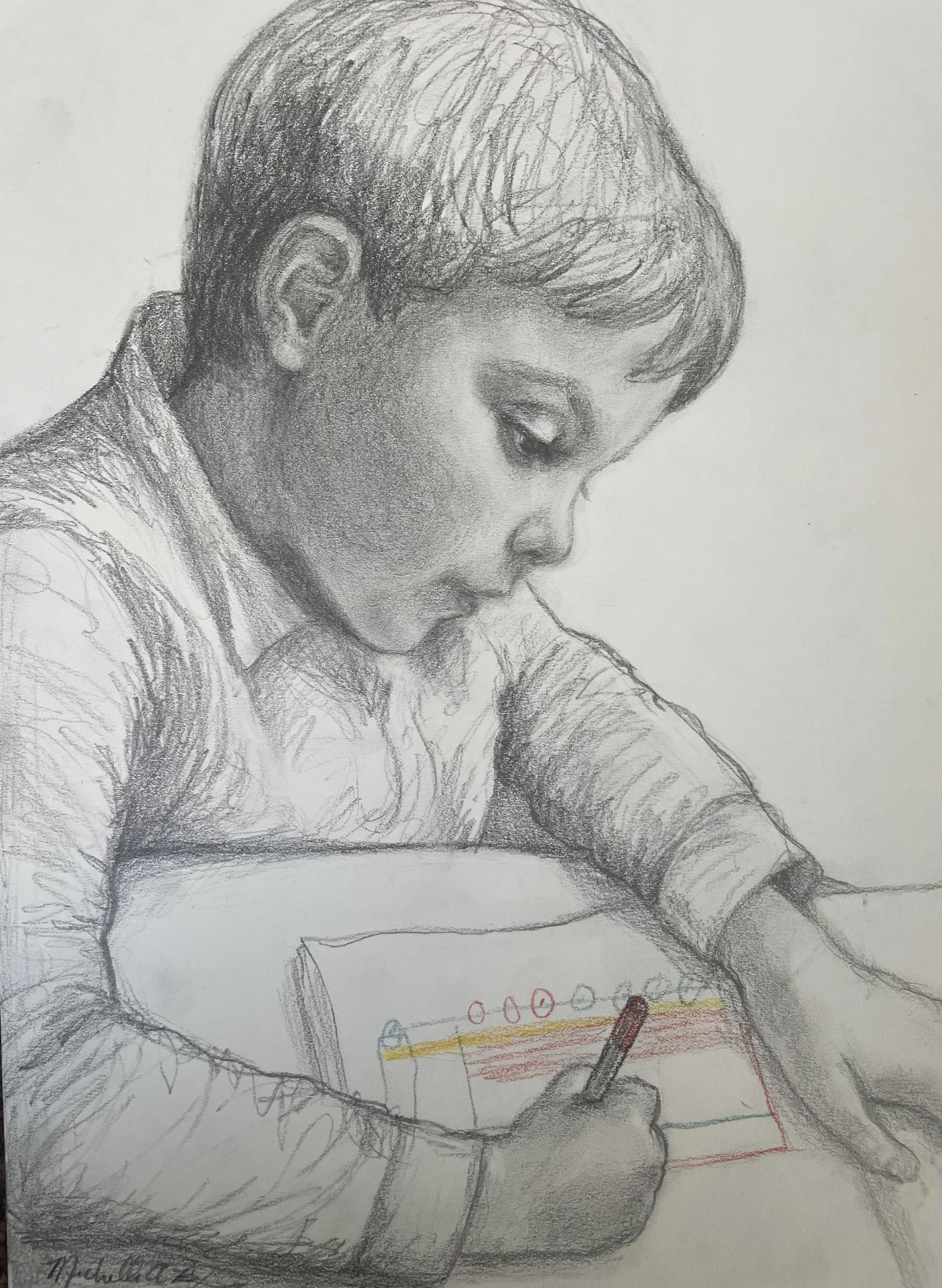 Truck (2022)
Pencil and colored pencil on paper