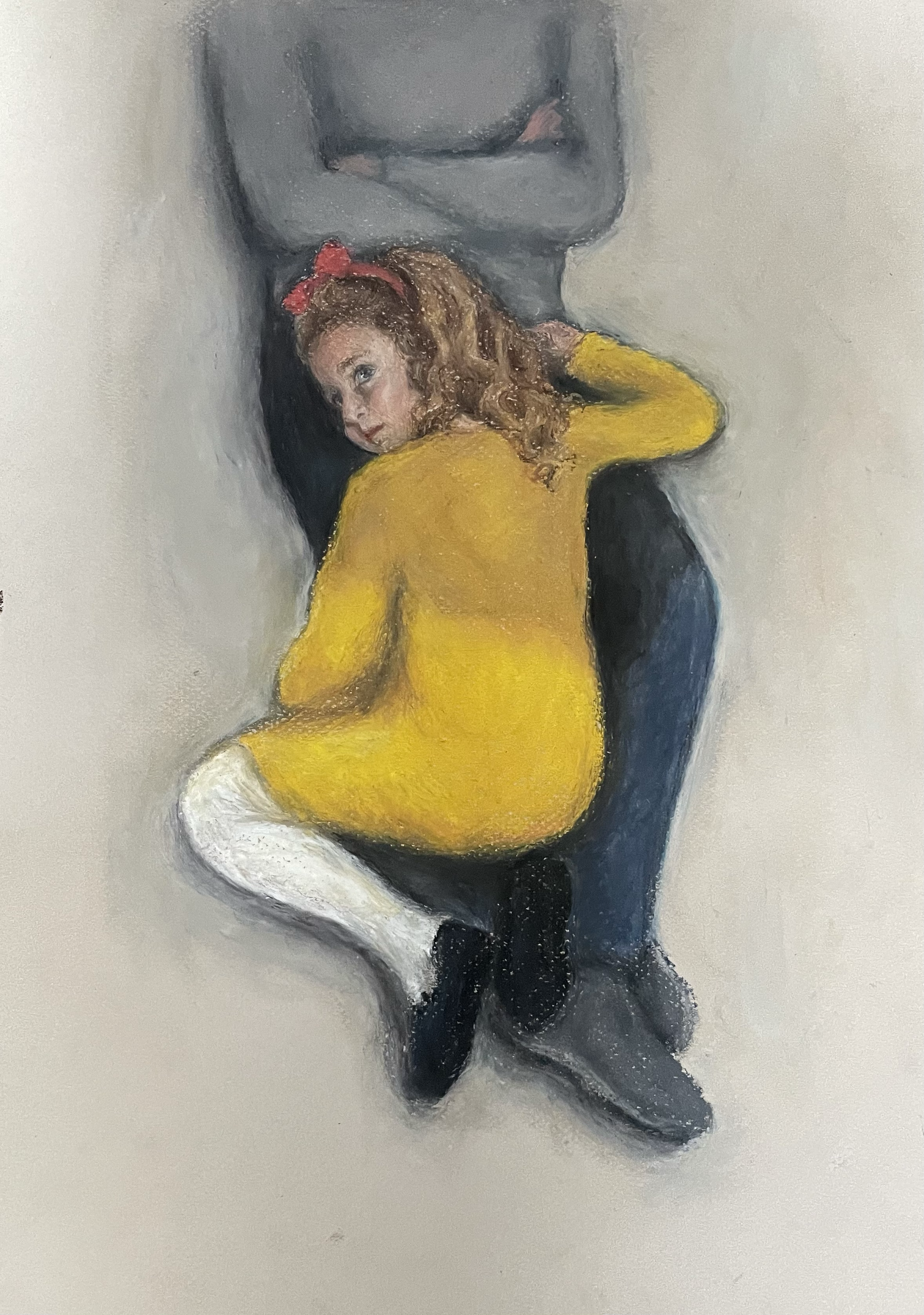Refuge (2025)
Oil pastel on paper