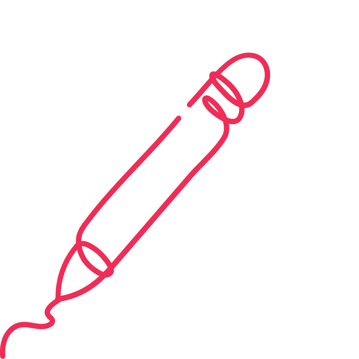 Hyacinth-colored line drawing of pencil writing for step 3, Enrollment Offer, of Sylva School enrollment process.