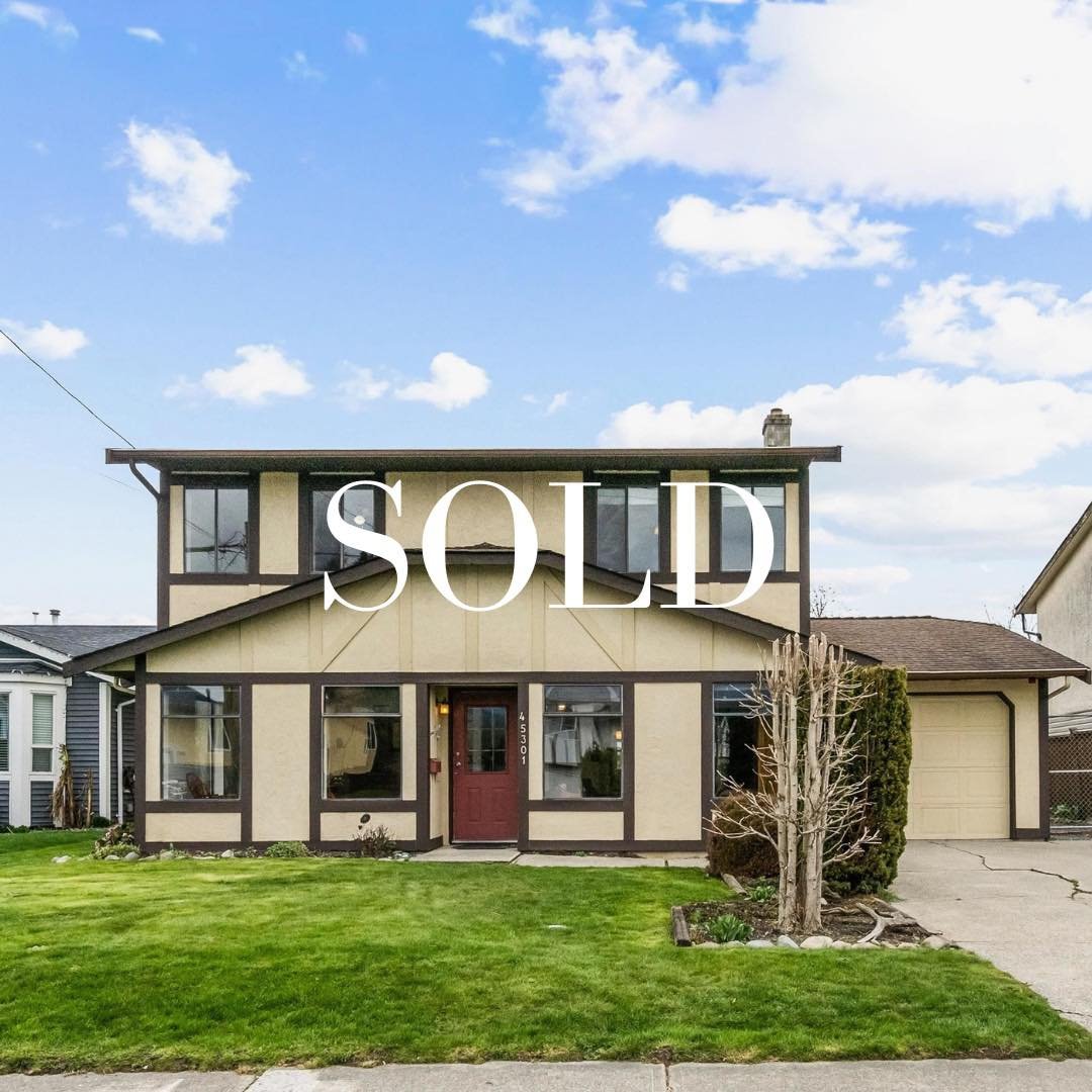 SOLD🎉🍾

45301 Spruce drive 

Big congratulations to both the buyer and seller, great transaction all around. 

Looking to buy a home in Chilliwack?
Reach out anytime 
604-845-7581