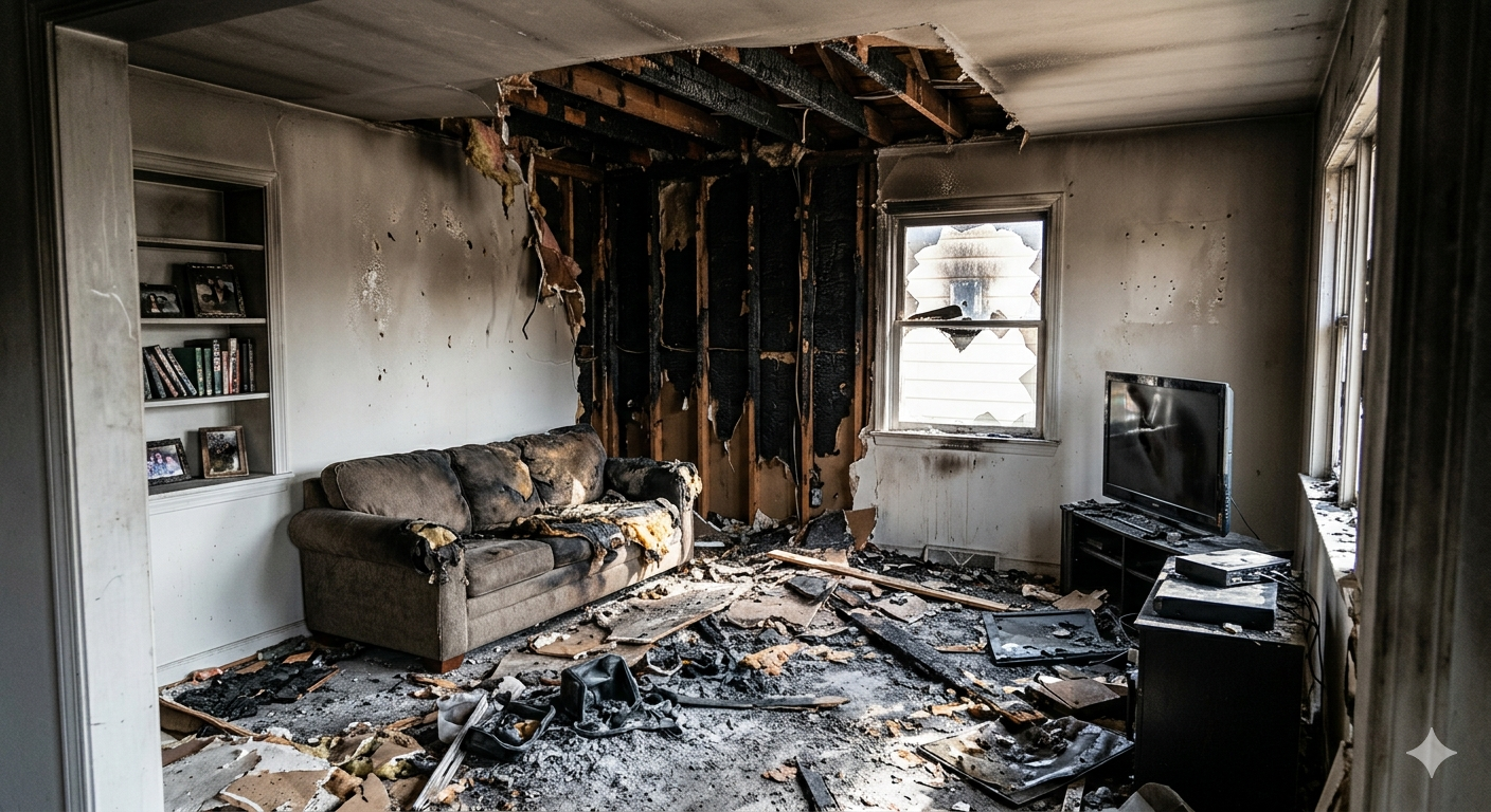Fire Damage Restoration: More Than Just Cleaning Up Smoke