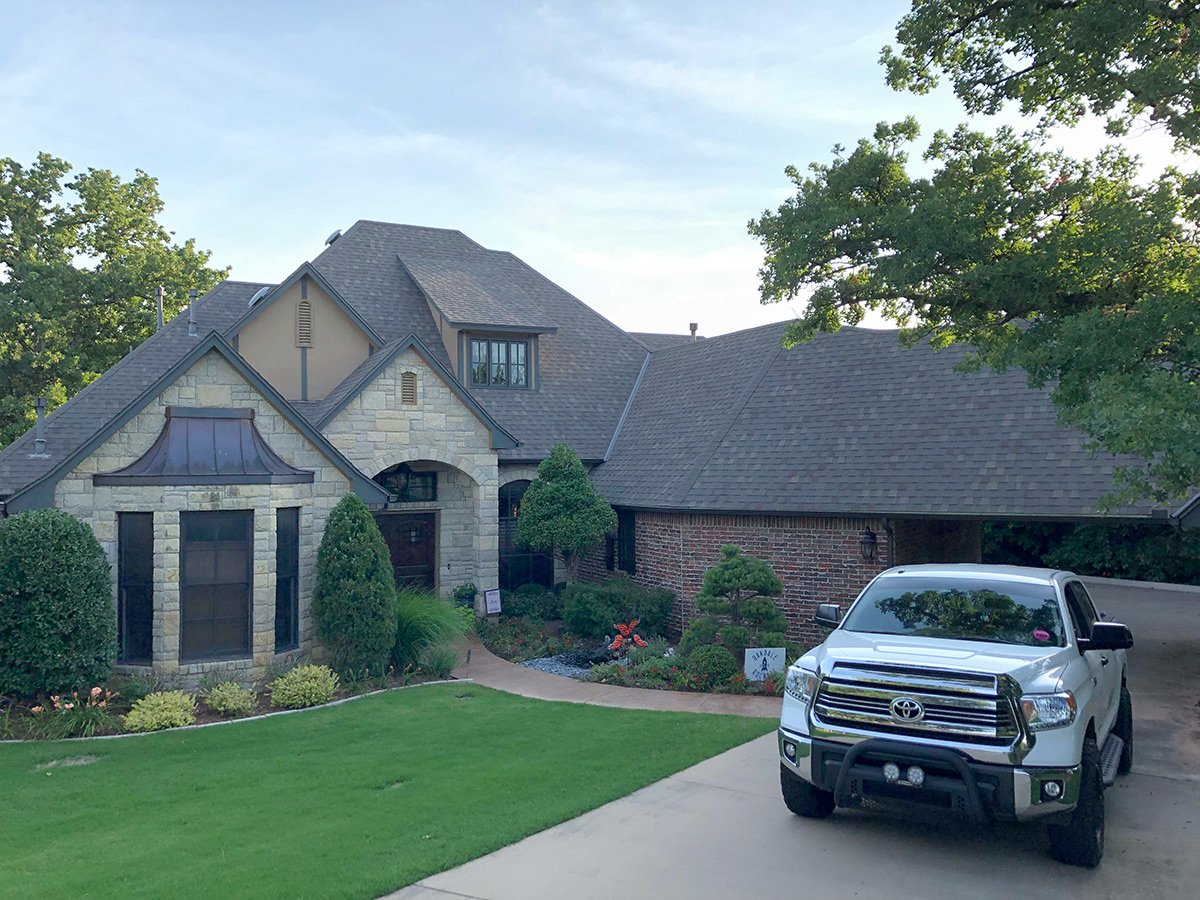 residential roof replacement by Bulldog Restoration