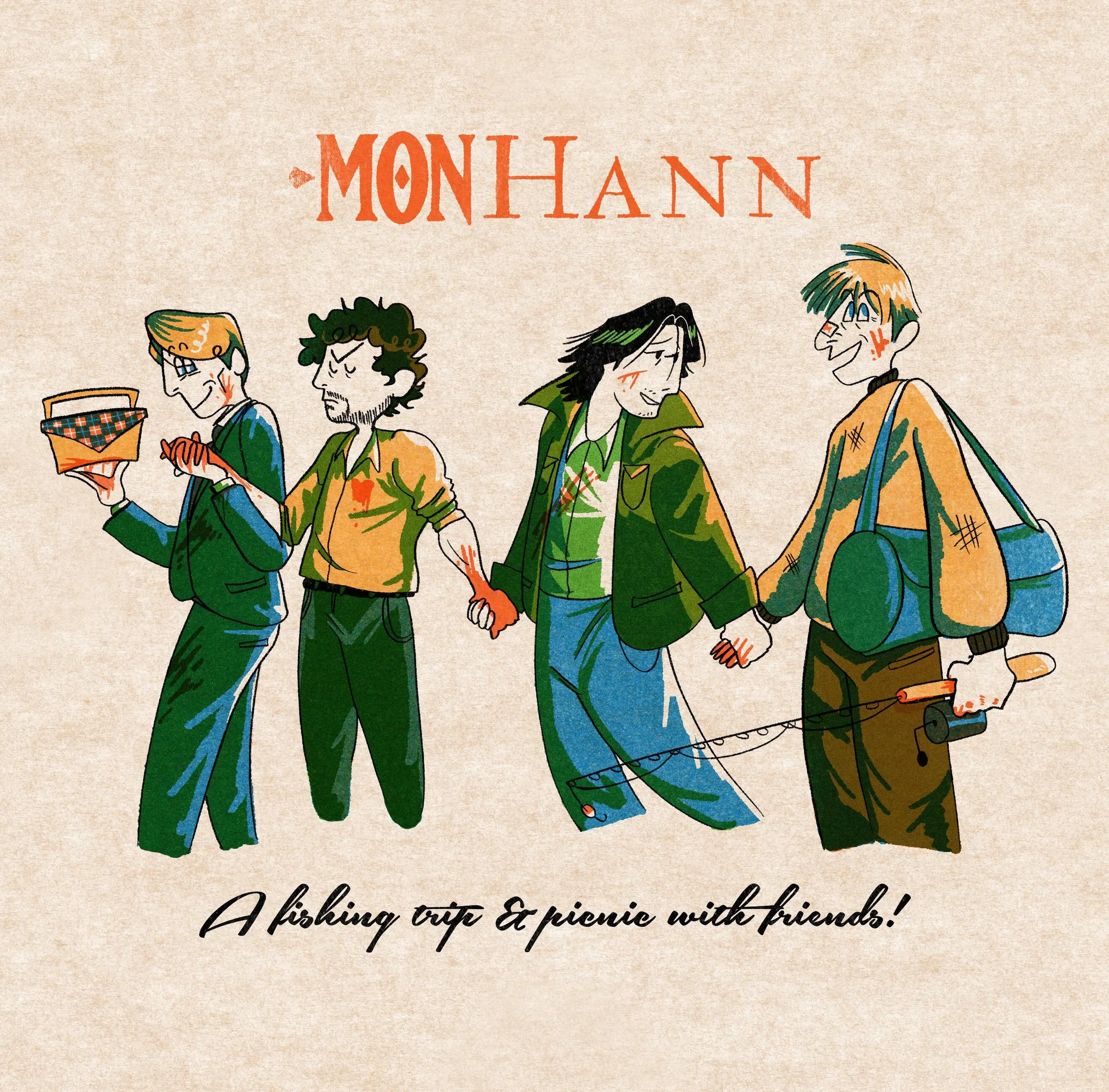 Been learning i&rsquo;ve got free will lately. 

🩸💉🧺🎣🩸💉🧺🎣🩸💉🧺🎣🩸💉🧺🎣🩸

My roommate and I are showing each other our favorite thriller shows. Monster and Hannibal have SO much in common. Don&rsquo;t spoil any of Hannibal to me. It&rsquo;