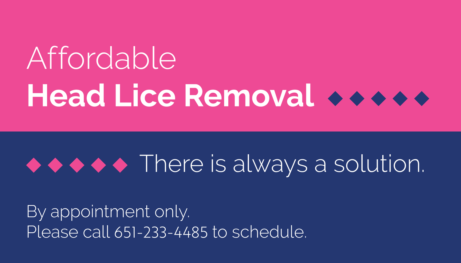 Head Lice Removal Appointments Guaranteed Within 24hrs 