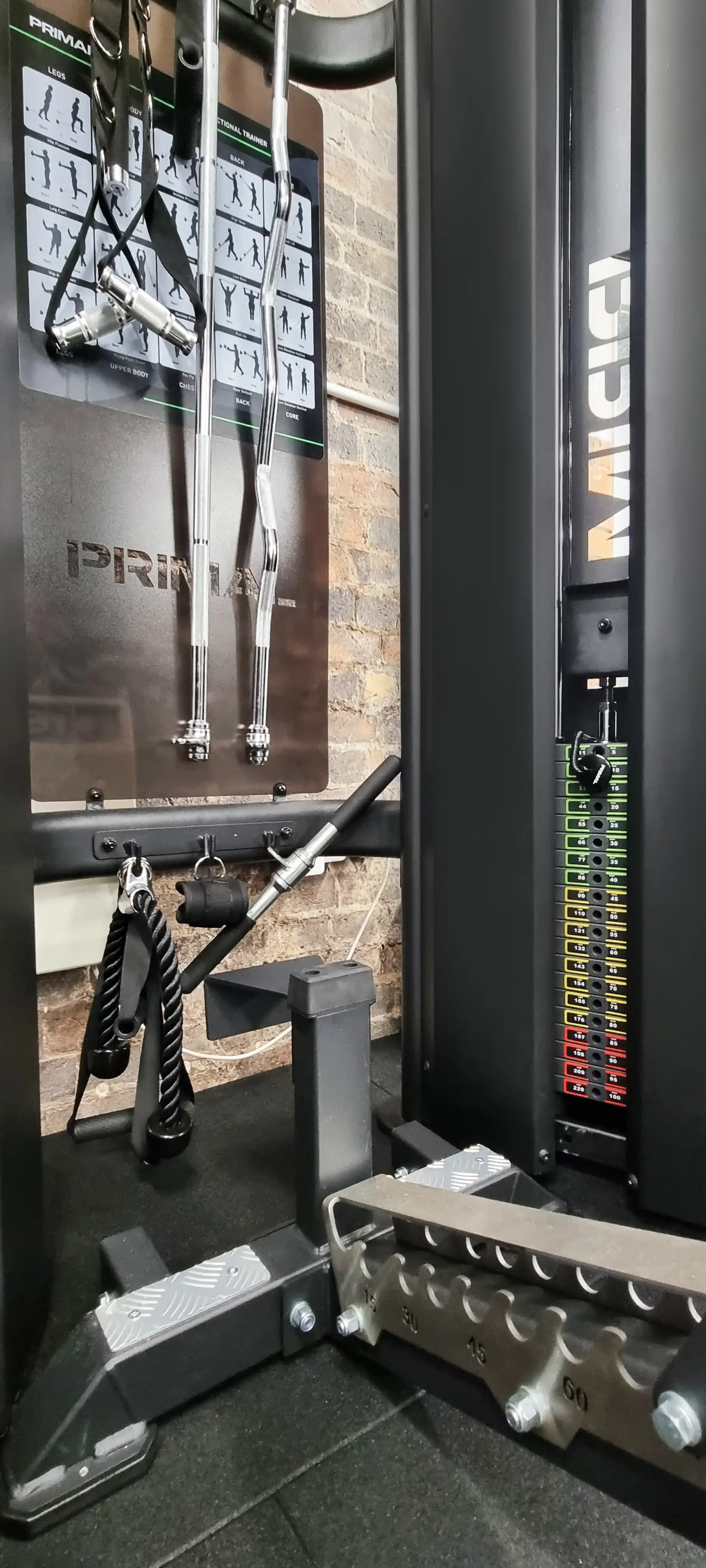 Cable Machine attachments at Vitality MicroGym Derby
