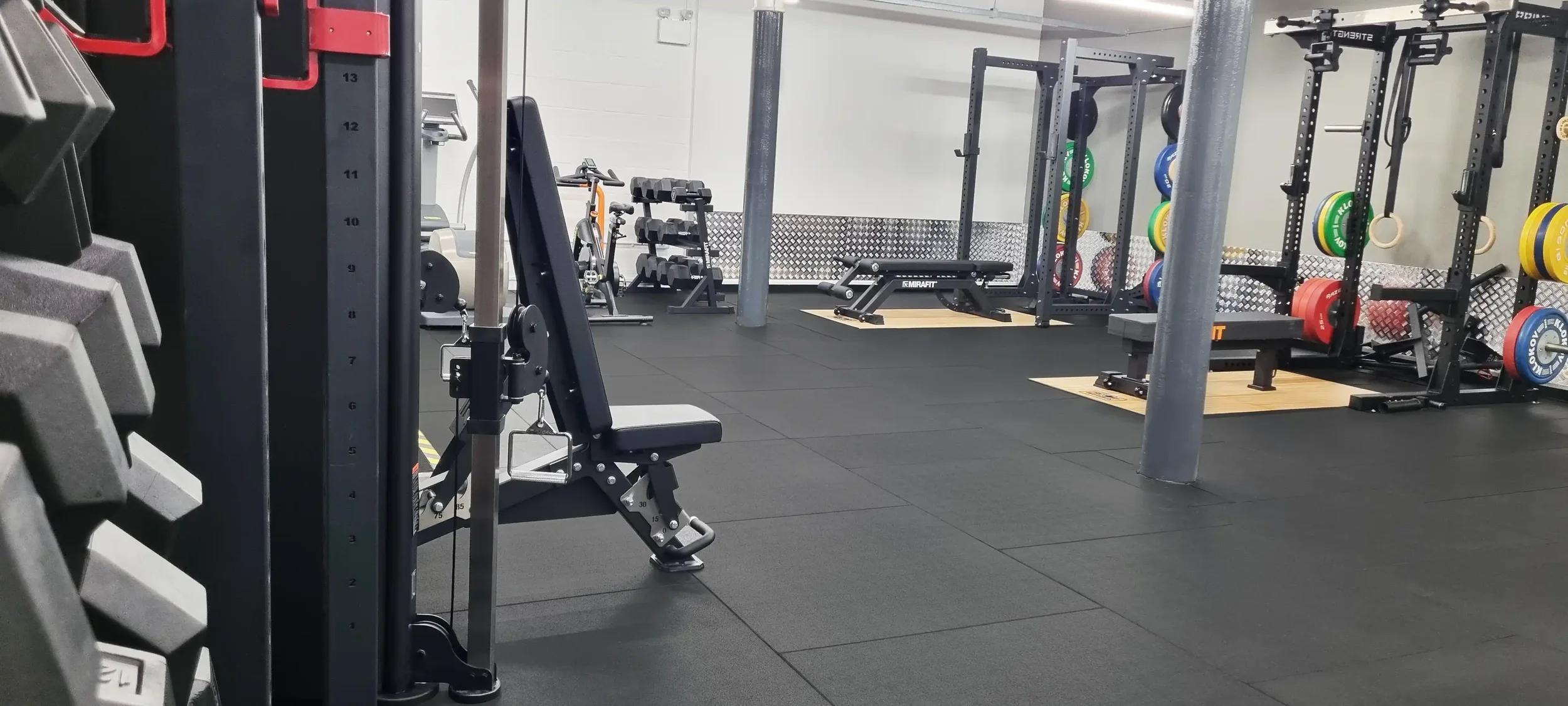 Dumbbells and Functional Trainer at Vitality MicroGym Derby