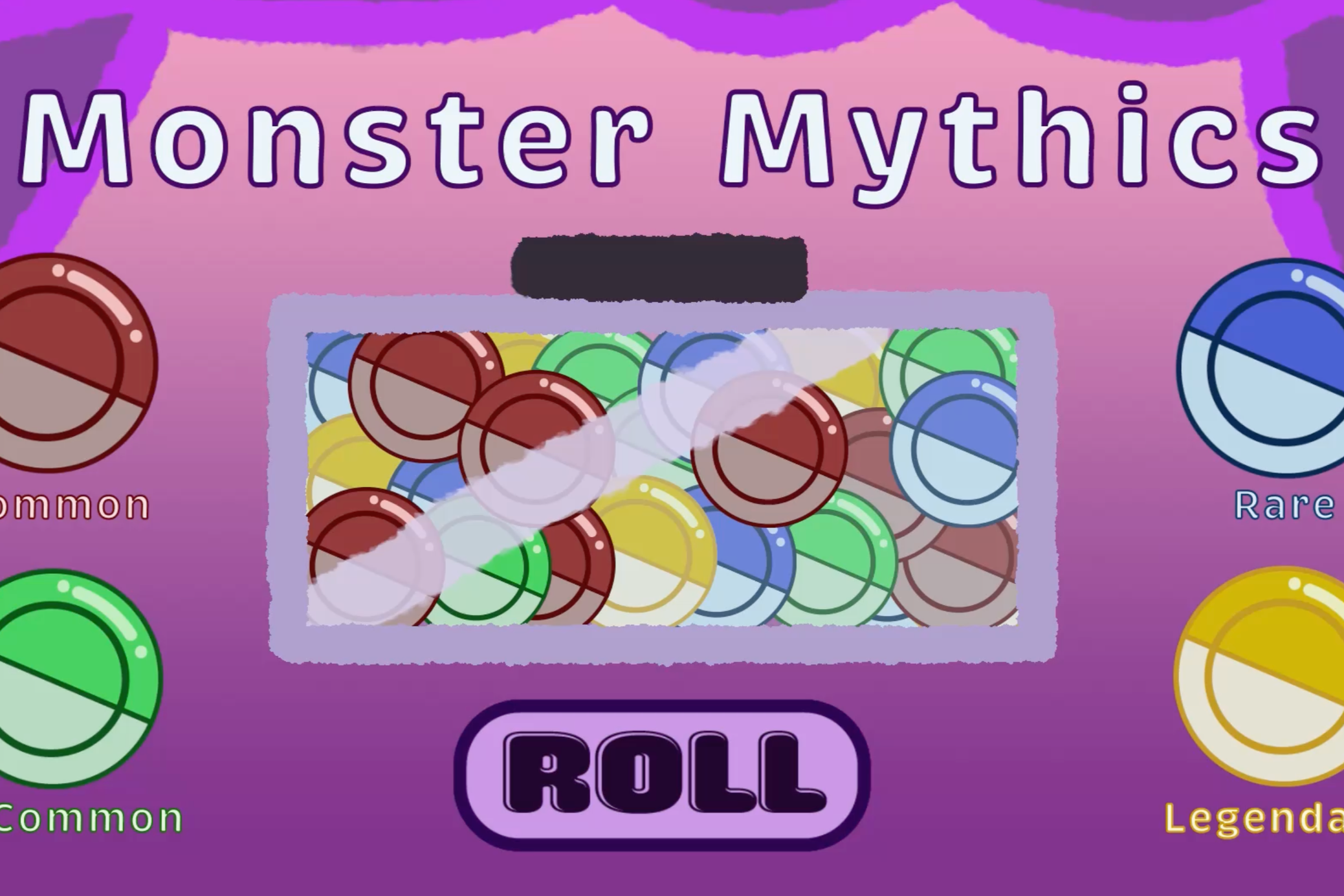 Monster Mythics User Interface Animation