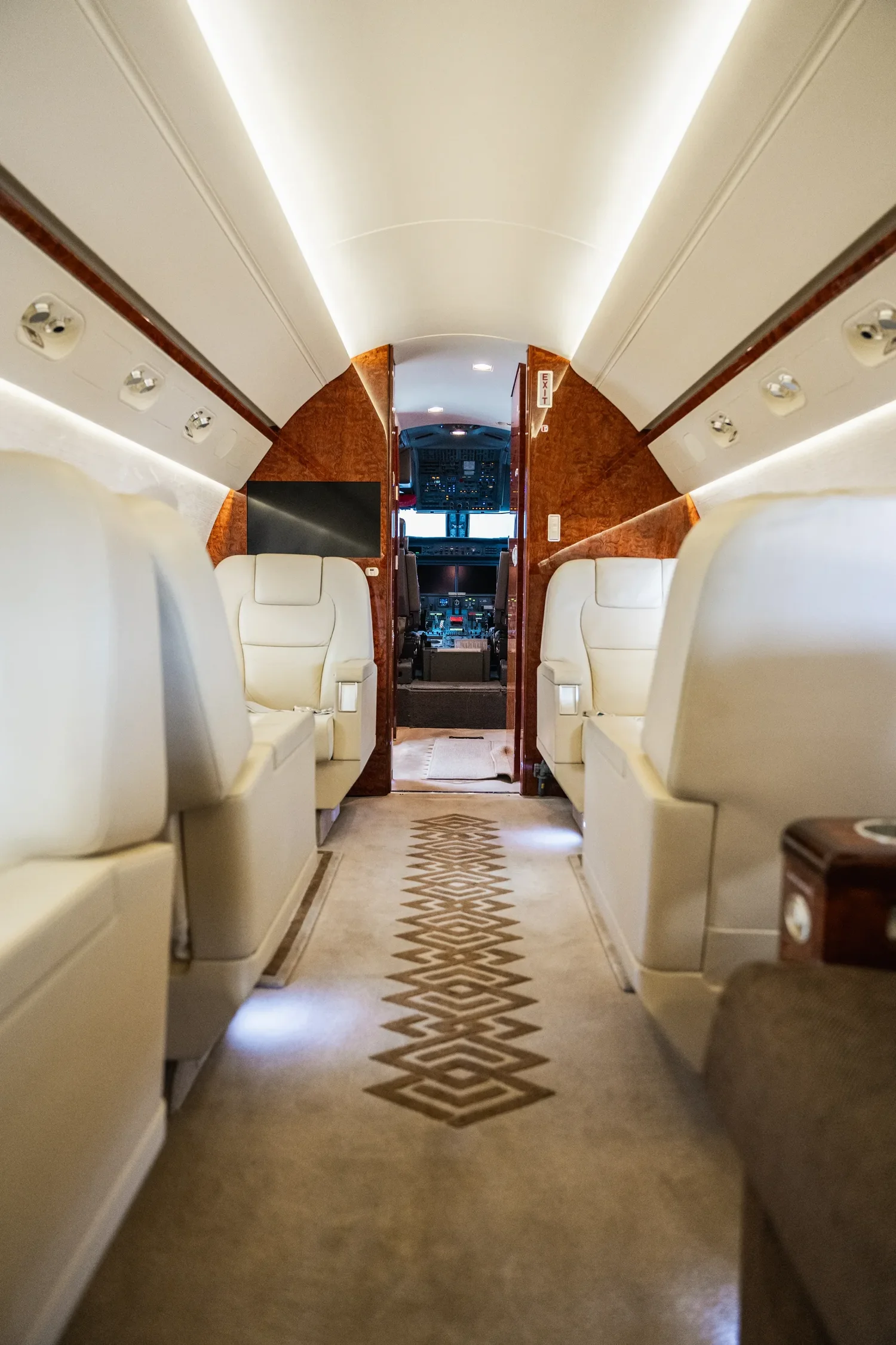Cabin interior after restoration