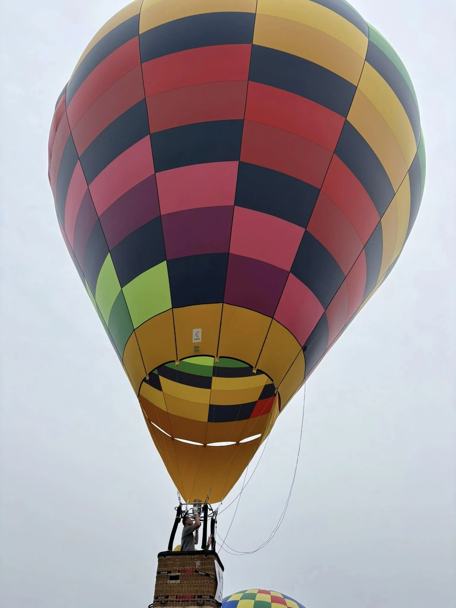 Happy Blessings flying at a balloon festival
