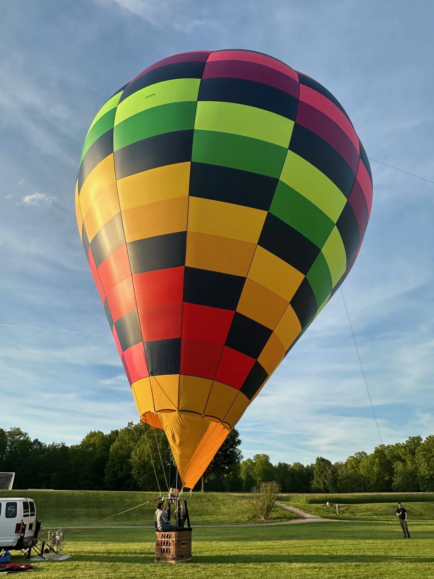 Happy Blessings inflating in Portage County.