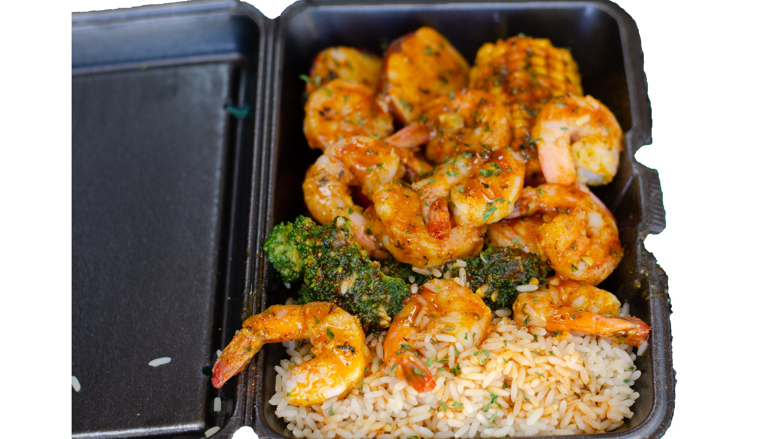 Shrimp rice bowl