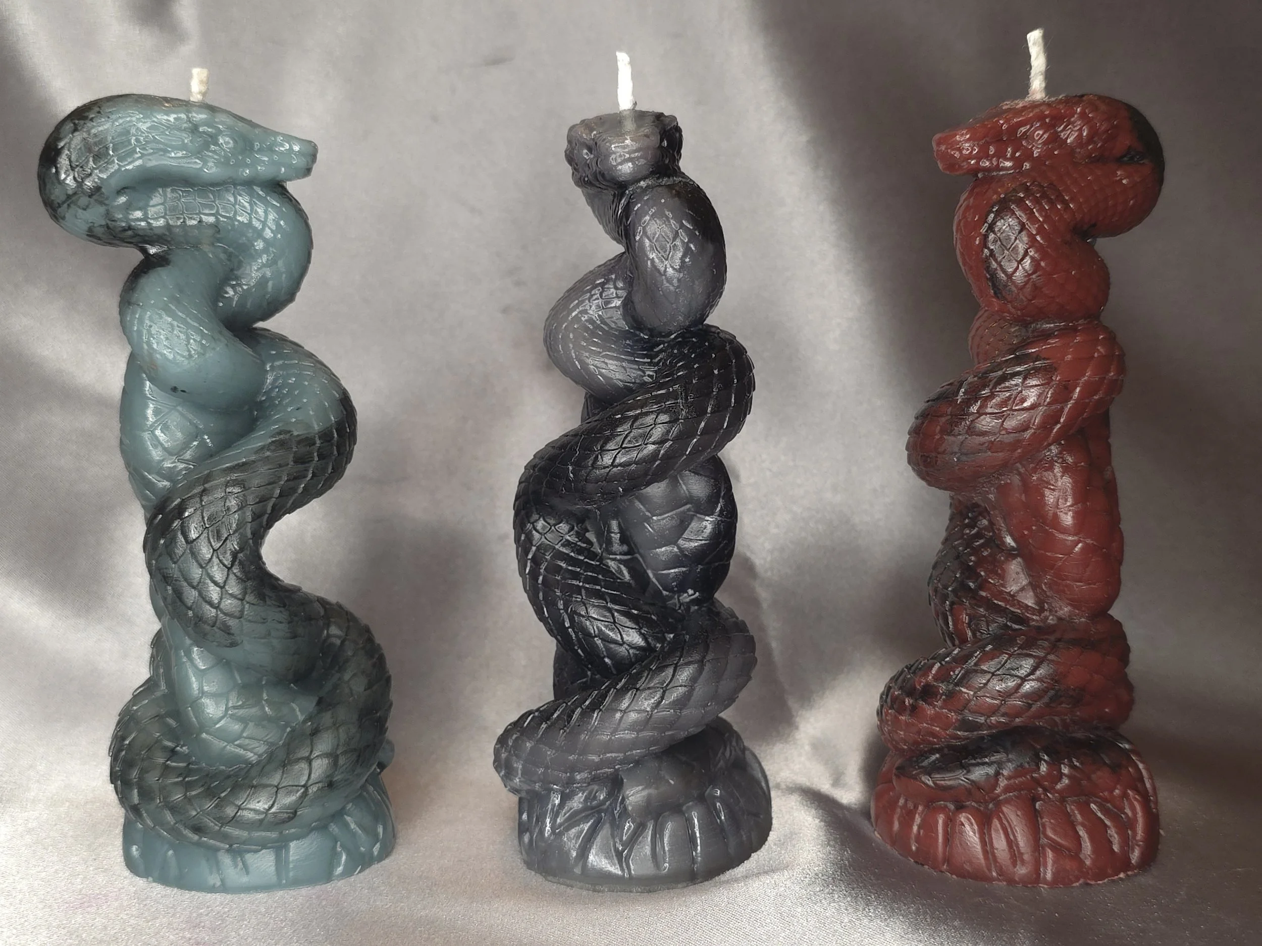 Enchanted Serpent Candle 1