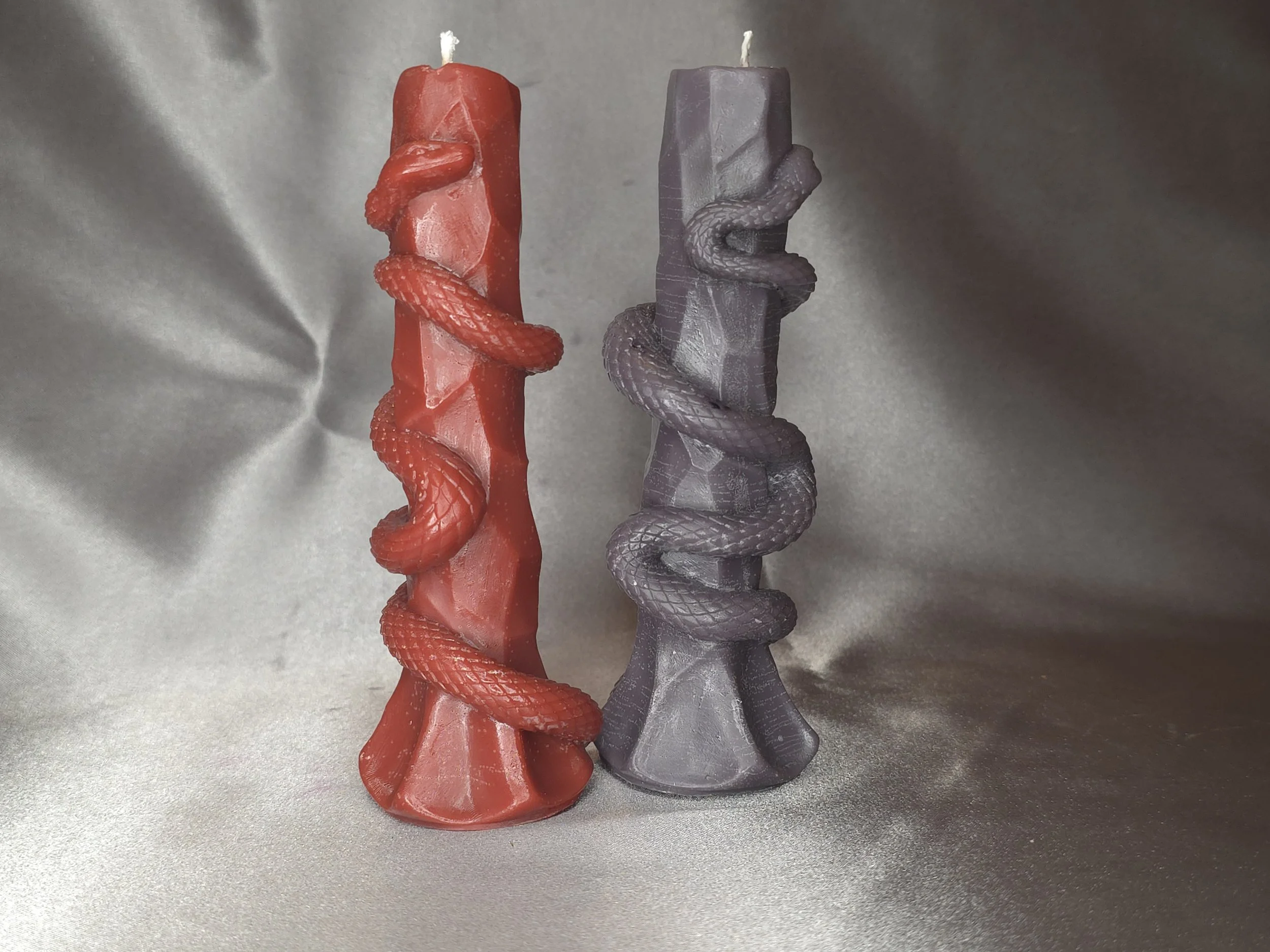 Enchanted Serpent Candle 2